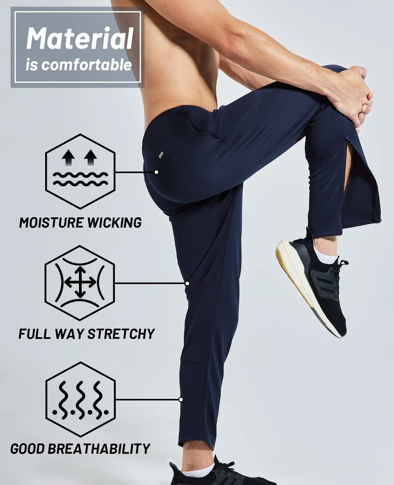 Men's Athletic Joggers W/Pockets - Image 8
