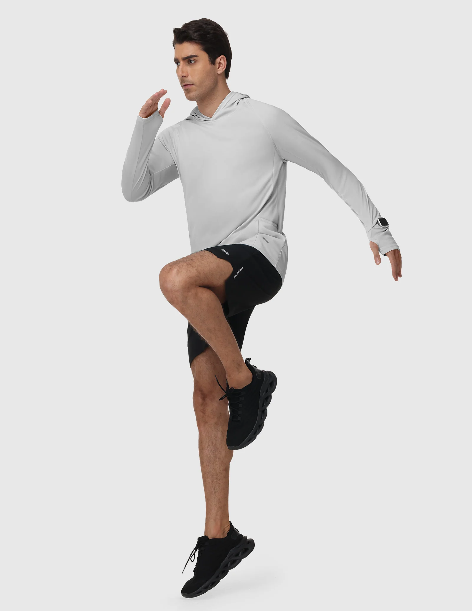 Men's TempoCool UPF 50+ Performance Long Sleeve Hoodie - Image 10
