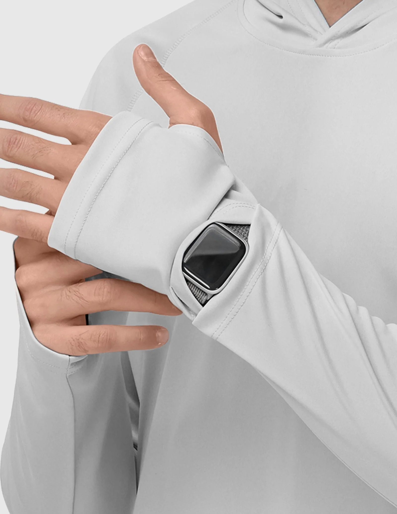 Men's TempoCool UPF 50+ Performance Long Sleeve Hoodie - Image 11