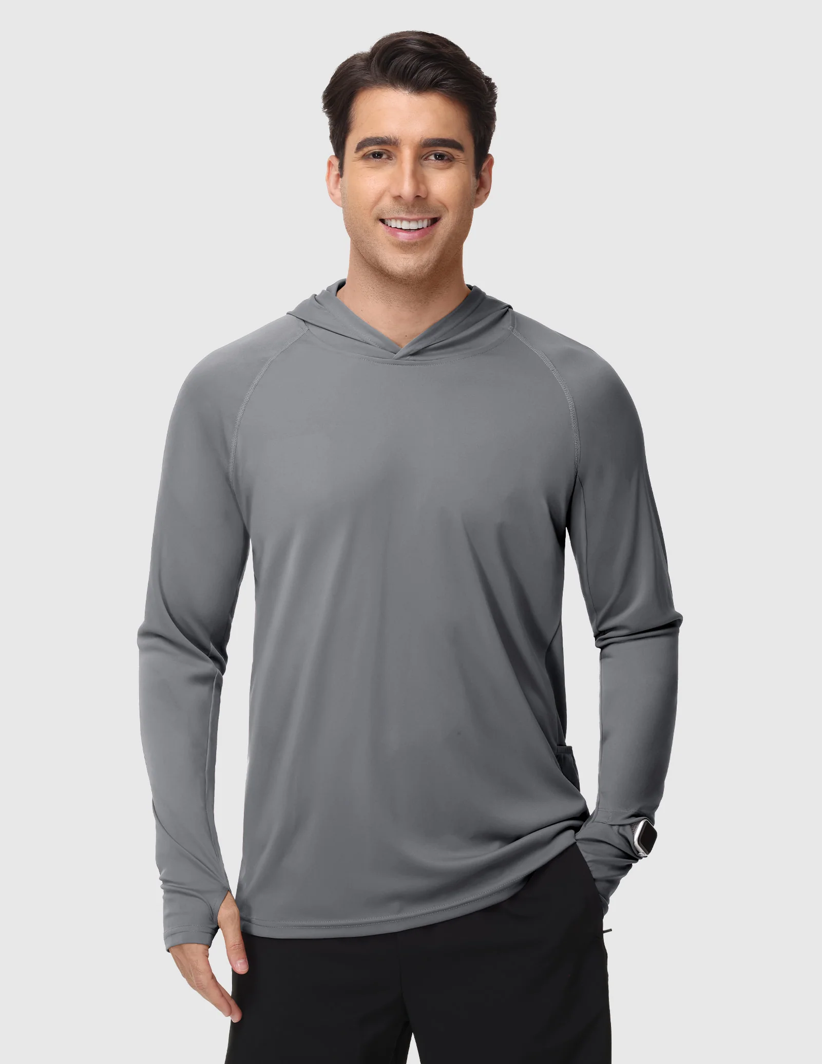 Men's TempoCool UPF 50+ Performance Long Sleeve Hoodie - Image 14