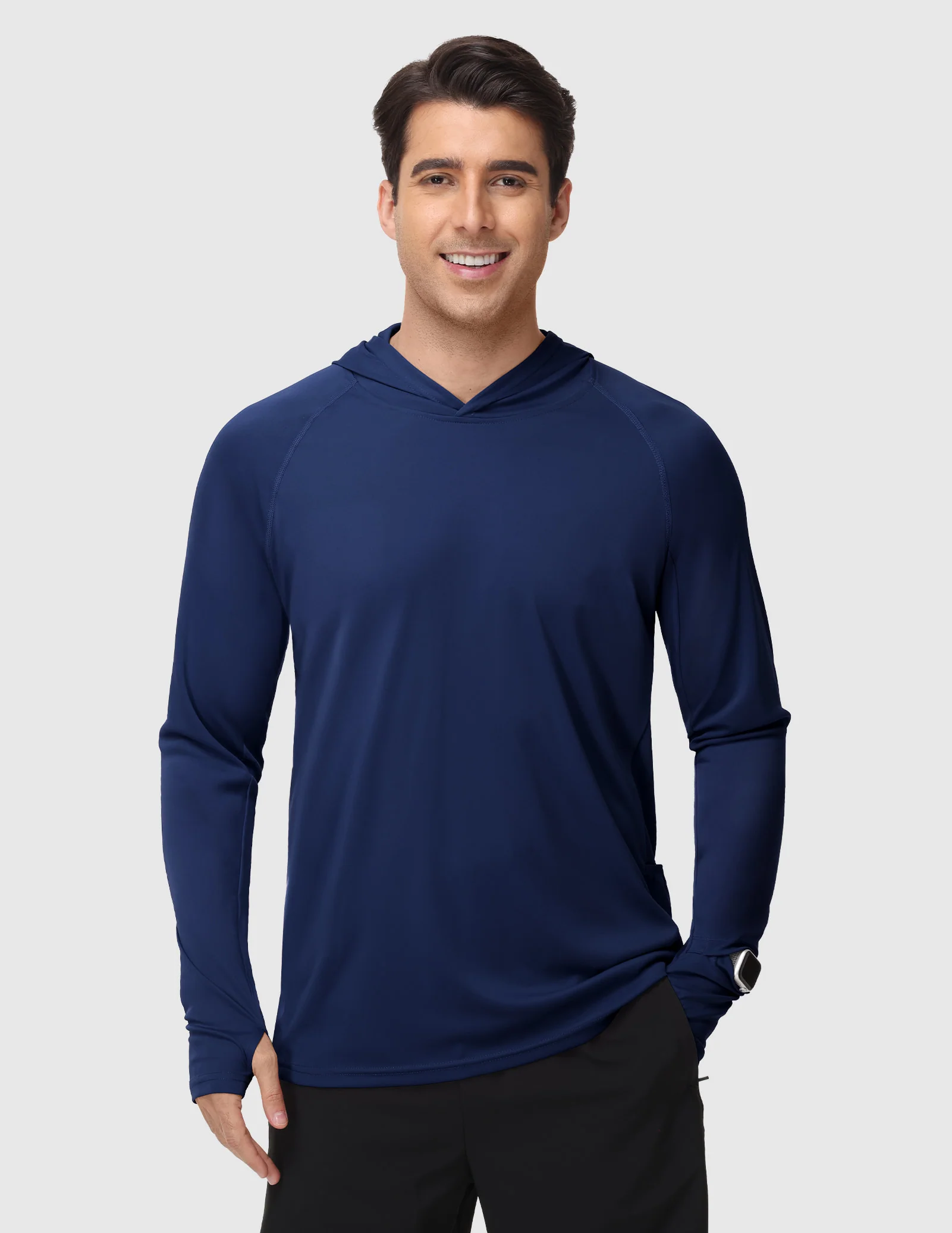 Men's TempoCool UPF 50+ Performance Long Sleeve Hoodie - Image 25