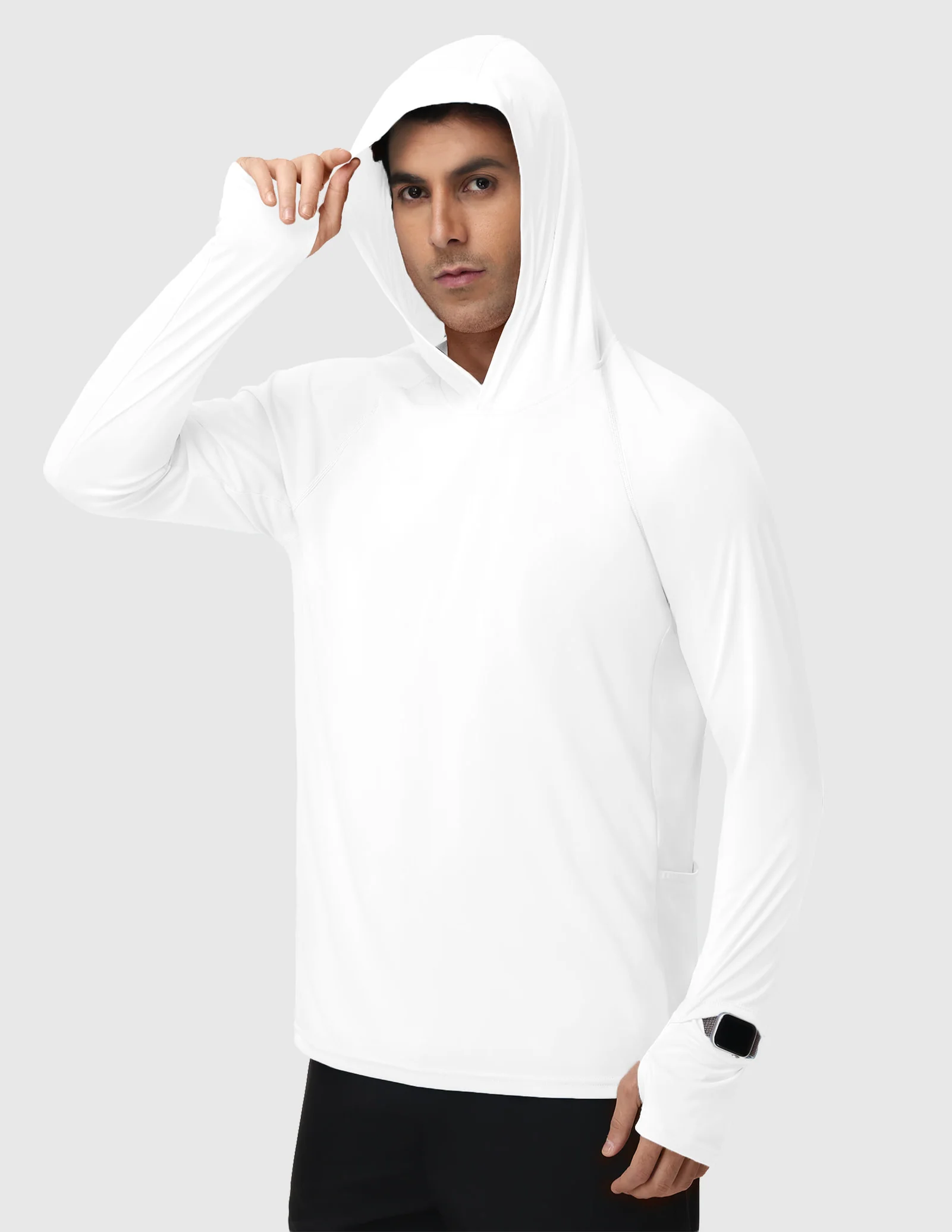 Men's TempoCool UPF 50+ Performance Long Sleeve Hoodie - Image 34