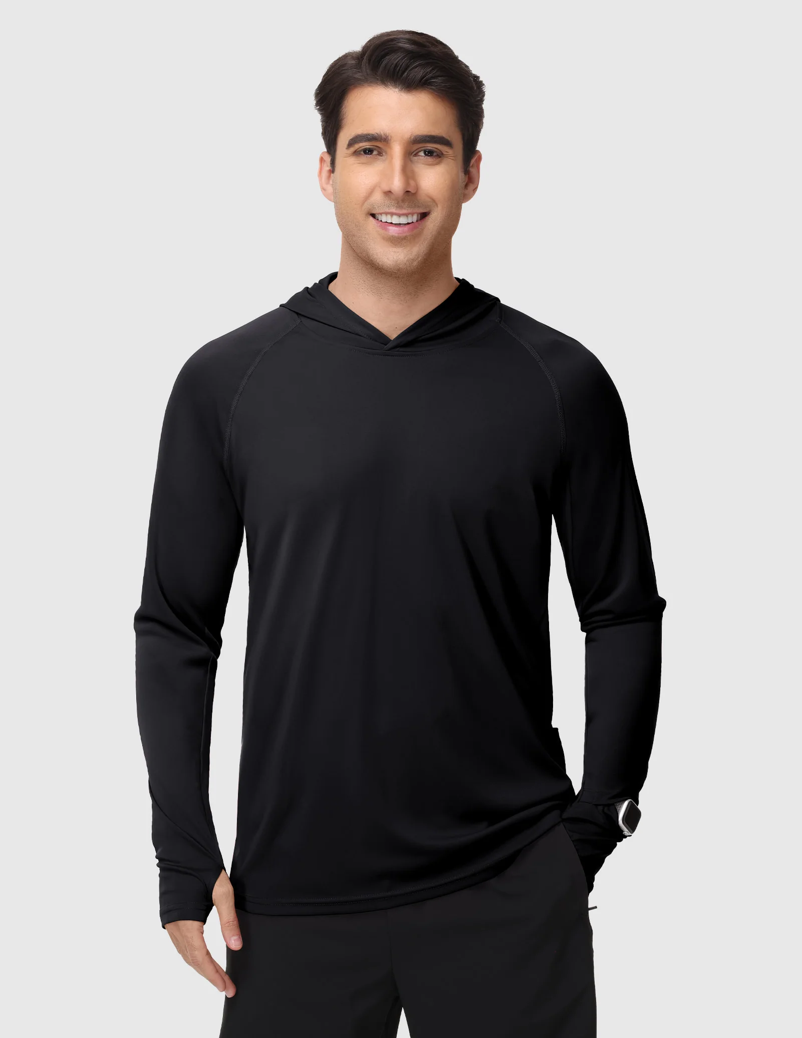 Men's TempoCool UPF 50+ Performance Long Sleeve Hoodie - Image 36