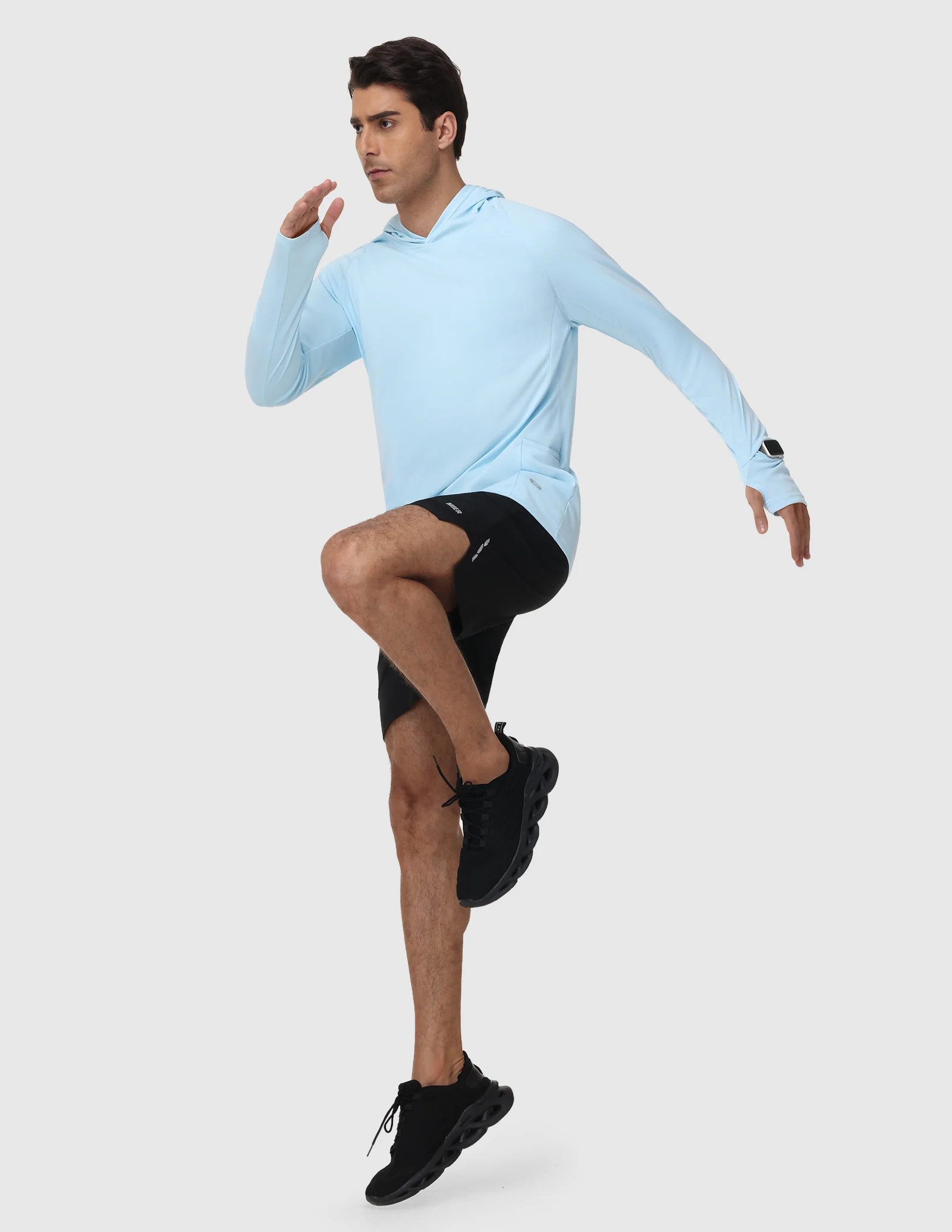 Men's TempoCool UPF 50+ Performance Long Sleeve Hoodie - Image 4