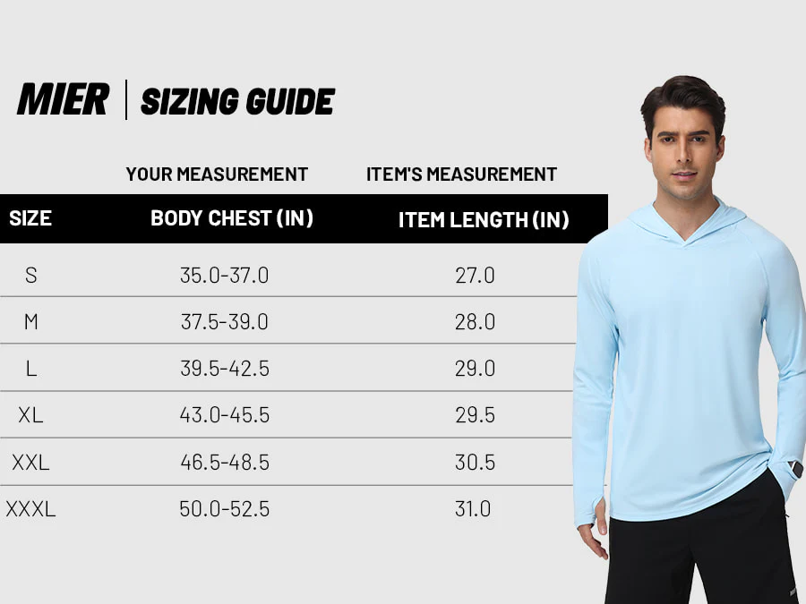 Men's TempoCool UPF 50+ Performance Long Sleeve Hoodie - Image 49