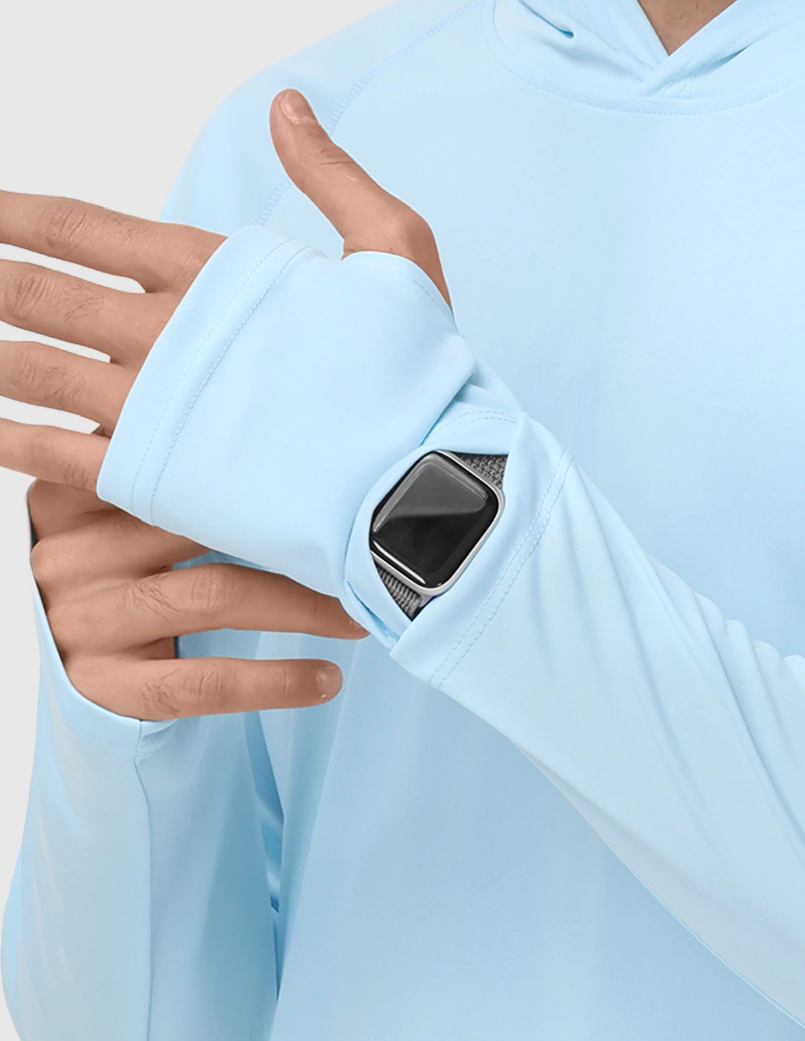 Men's TempoCool UPF 50+ Performance Long Sleeve Hoodie - Image 5