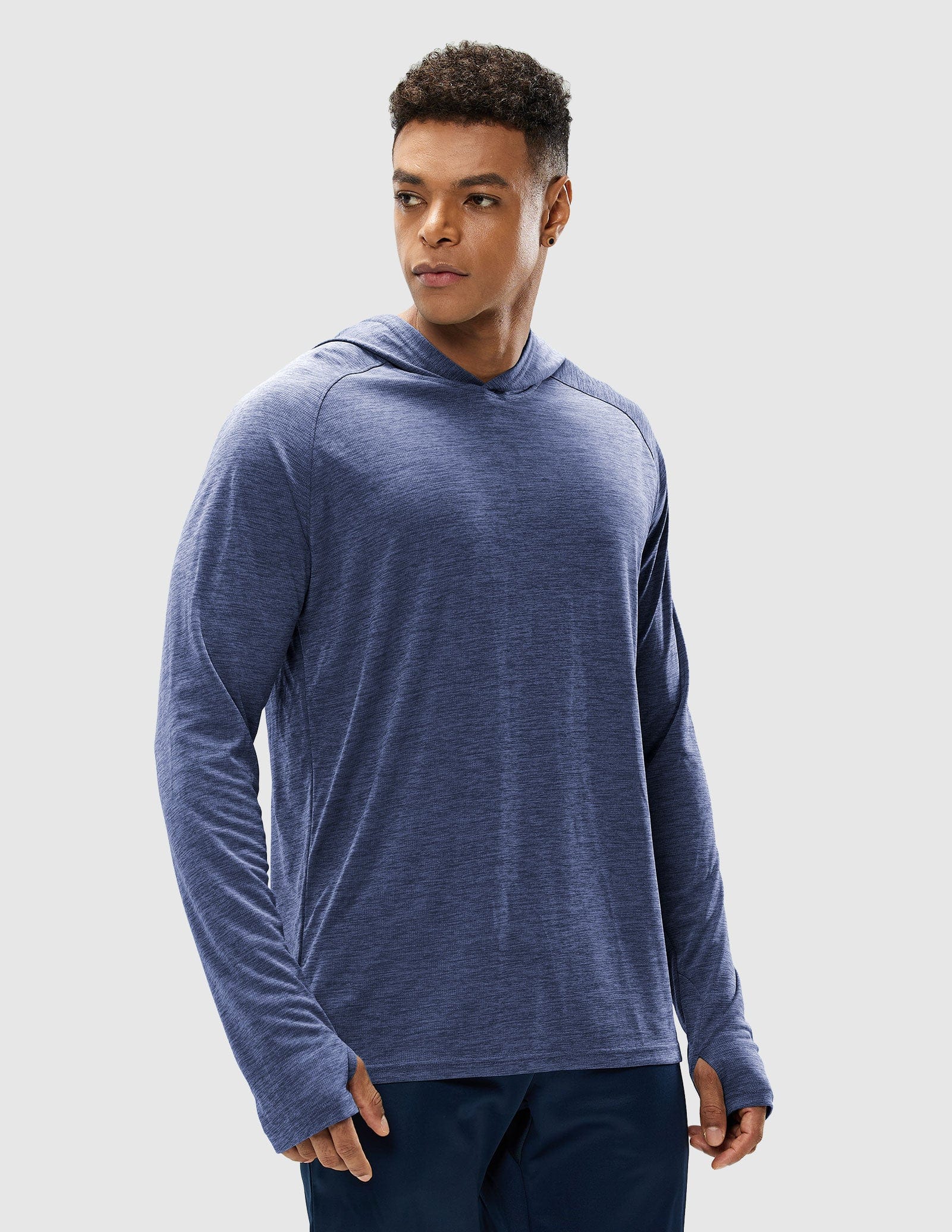 Men's PaceGuard Lightweight Hoodie Long Sleeve Shirt - Image 10