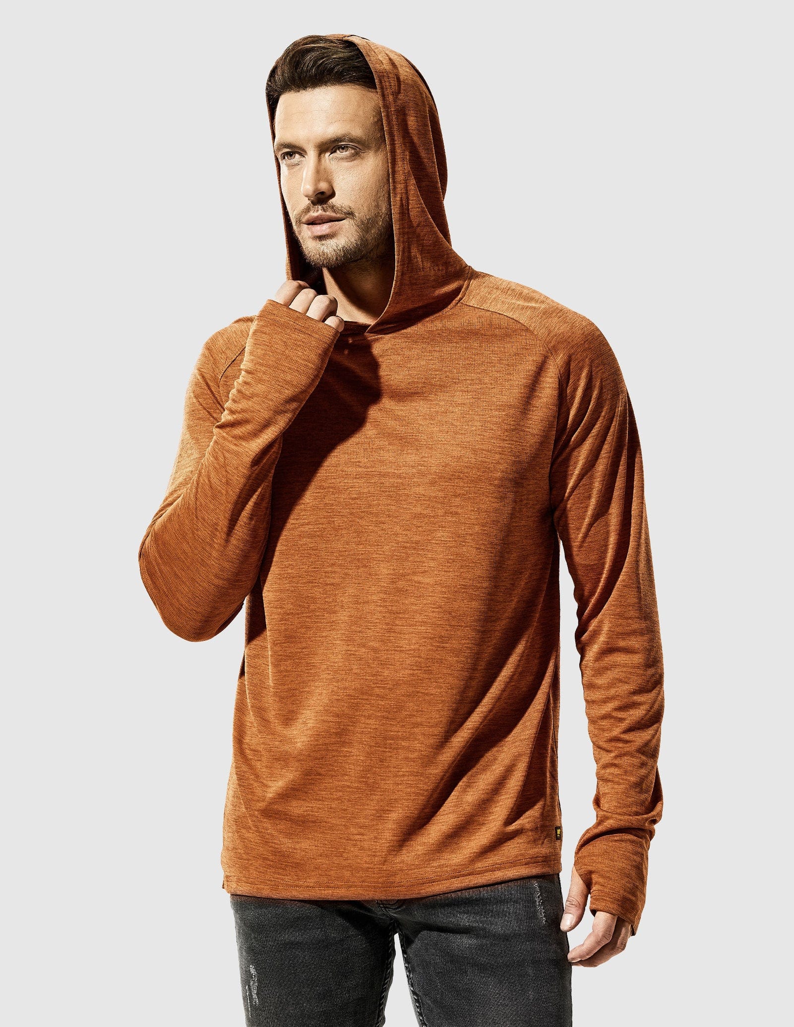 Men's PaceGuard Lightweight Hoodie Long Sleeve Shirt - Image 12