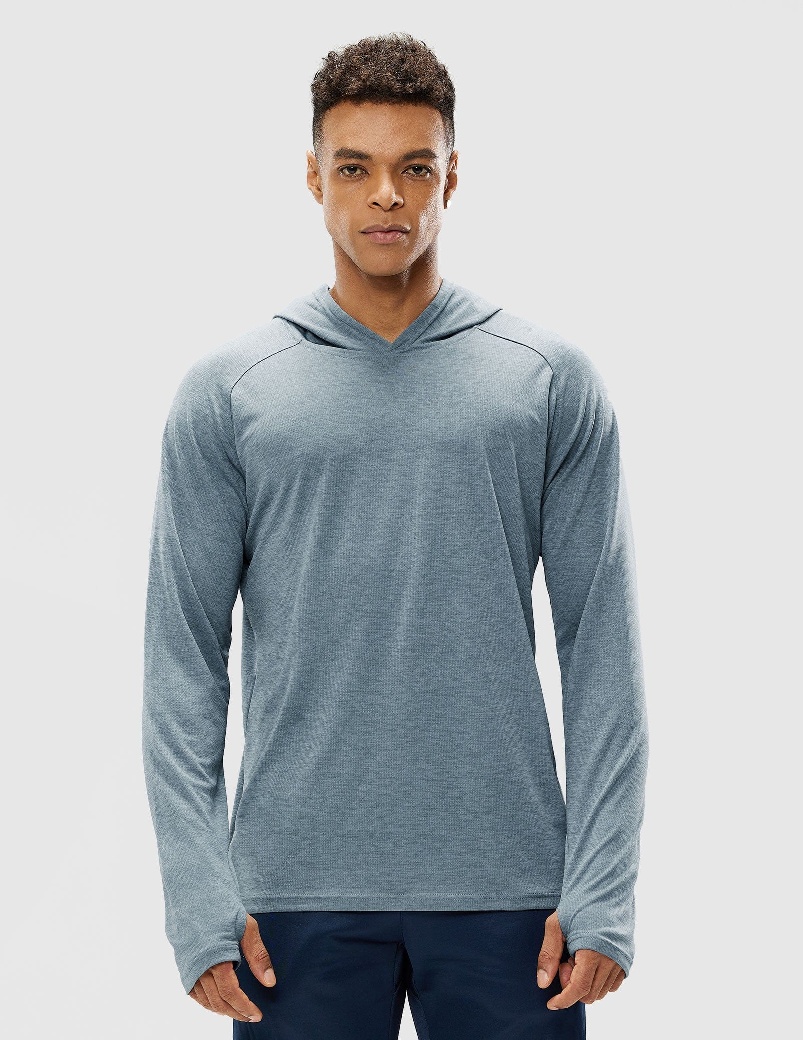 Men's PaceGuard Lightweight Hoodie Long Sleeve Shirt - Image 13