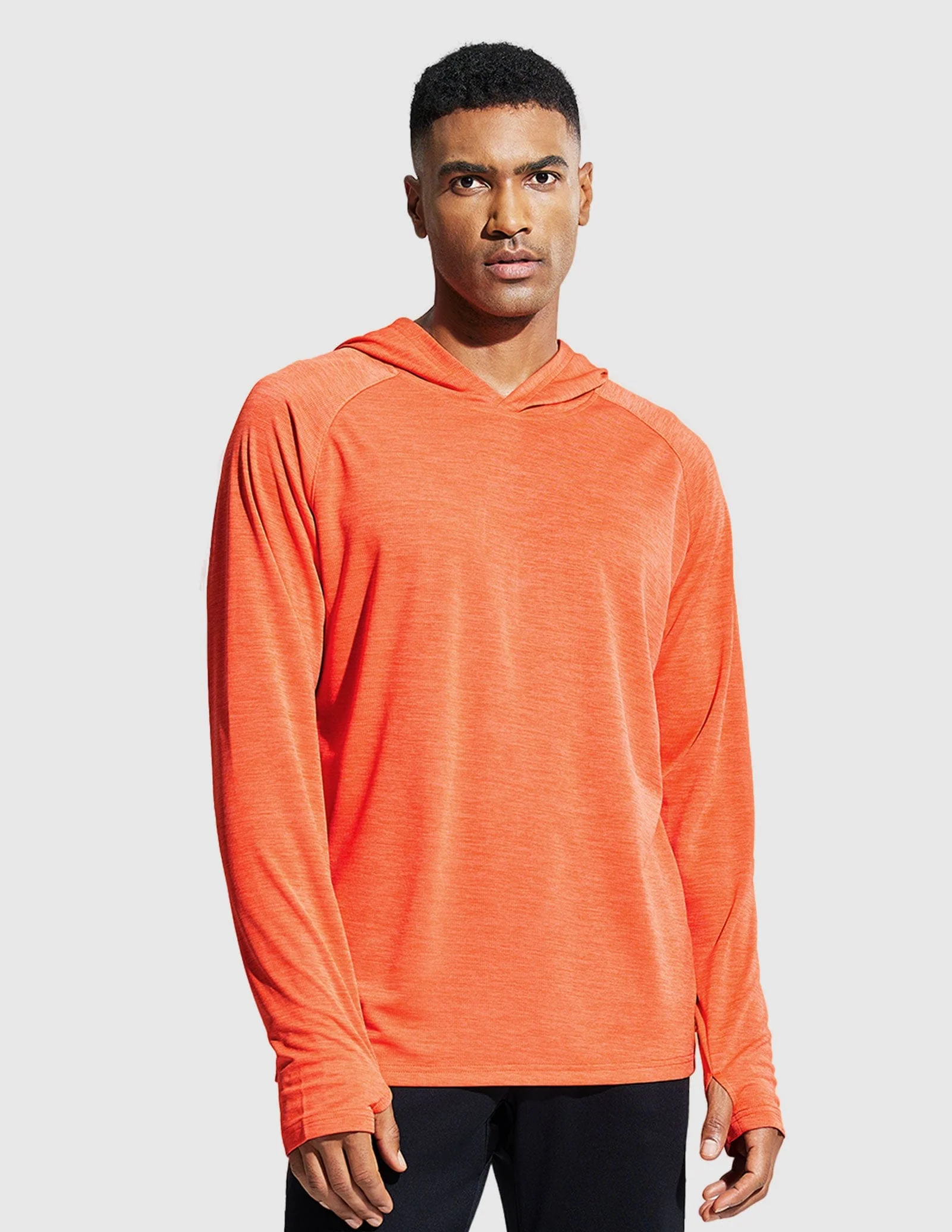 Men's PaceGuard Lightweight Hoodie Long Sleeve Shirt - Image 15