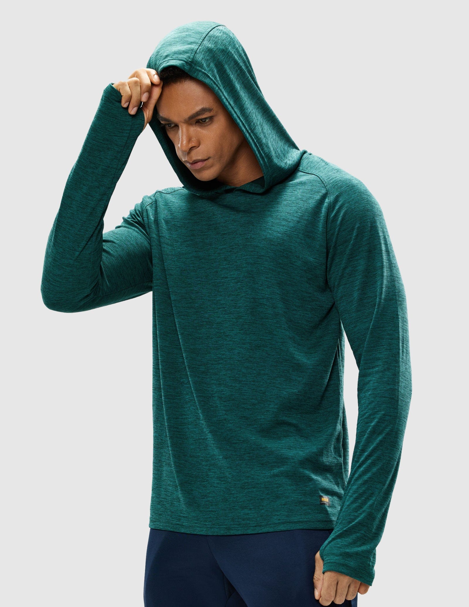 Men's PaceGuard Lightweight Hoodie Long Sleeve Shirt - Image 50
