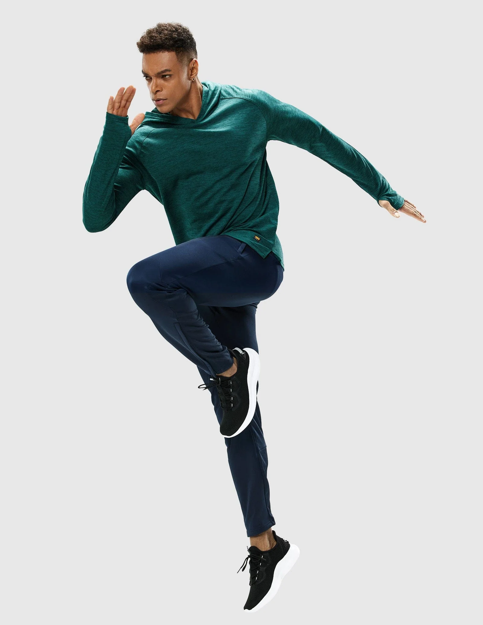Men's PaceGuard Lightweight Hoodie Long Sleeve Shirt - Image 51
