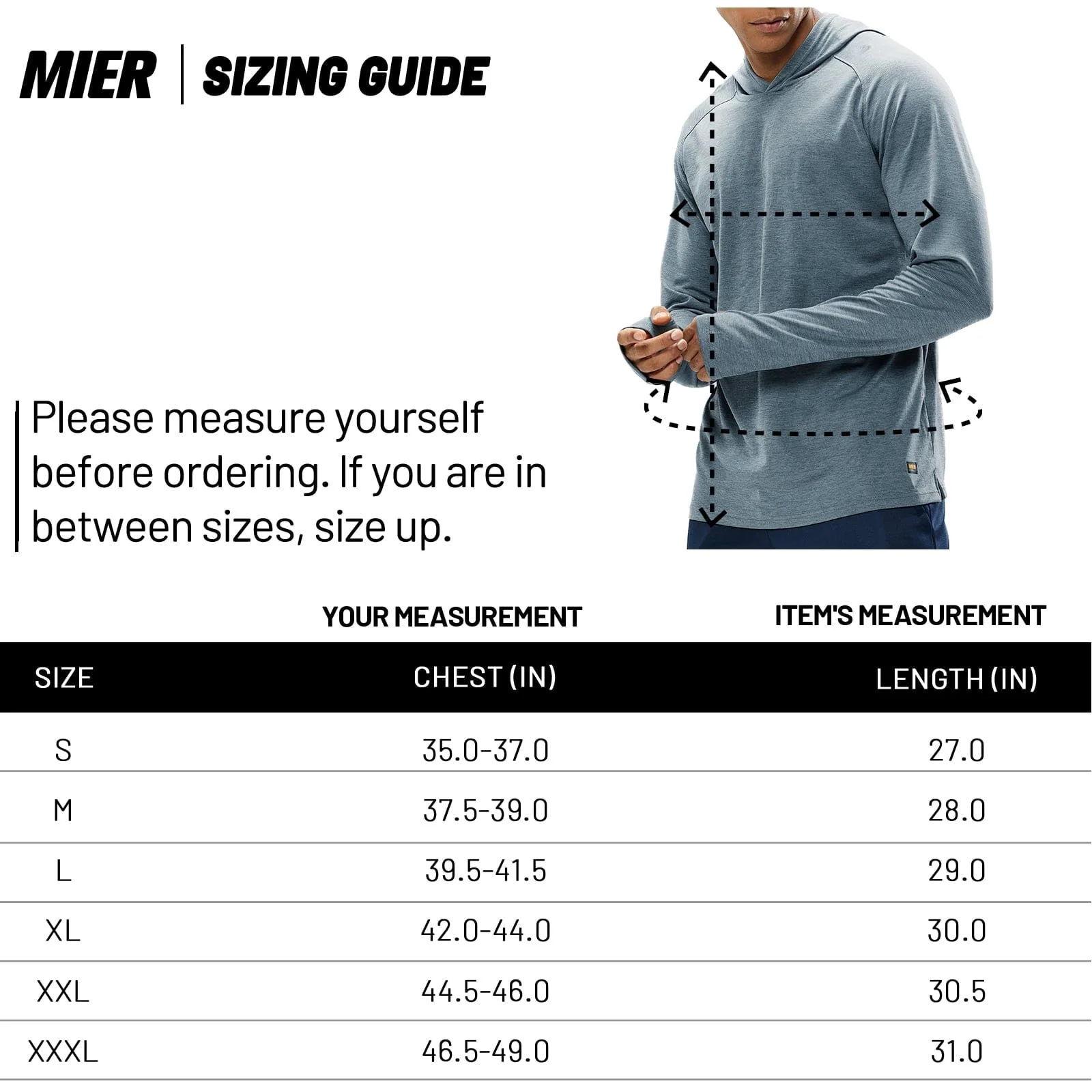 Men's PaceGuard Lightweight Hoodie Long Sleeve Shirt - Image 98