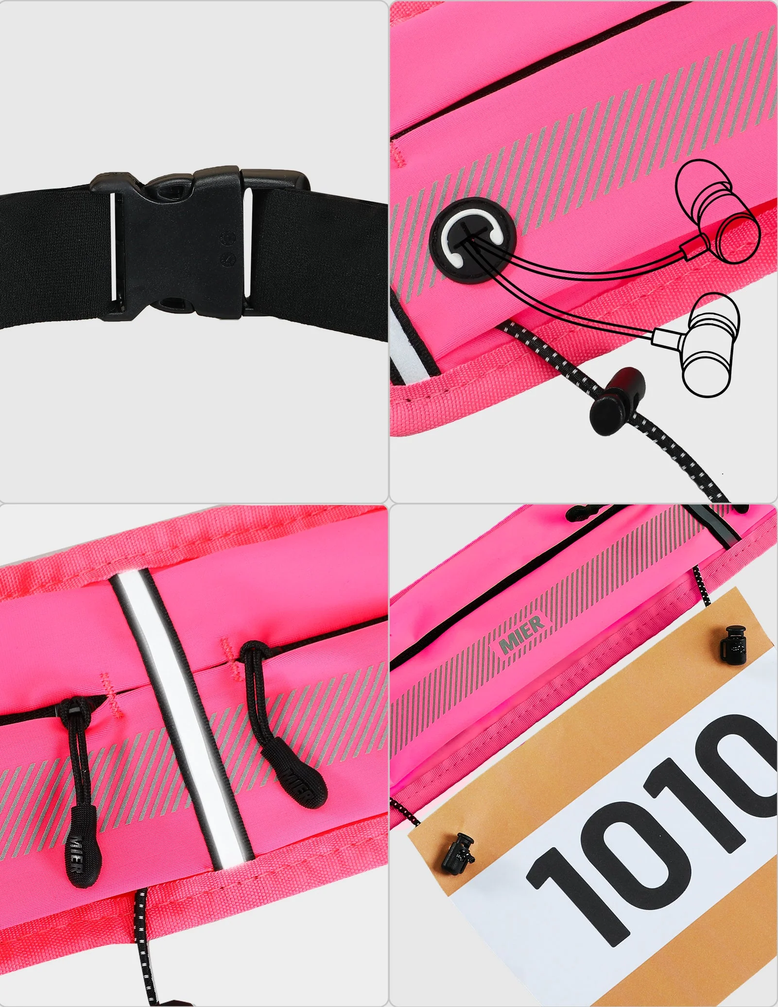 Zipper Running Belt Unisex - Image 30