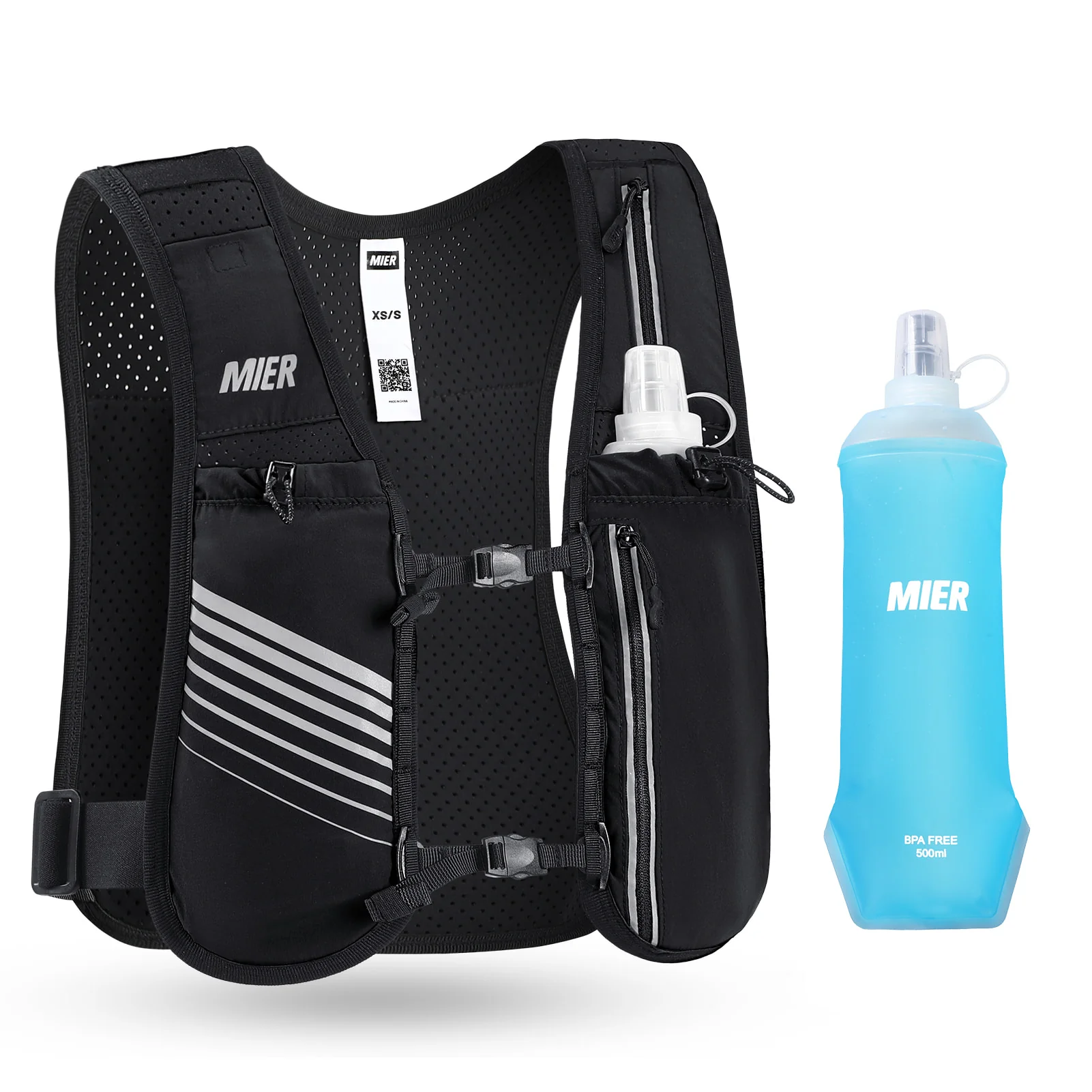 Running Hydration Vest with 500ml Soft Flask for Women & Men - Image 13
