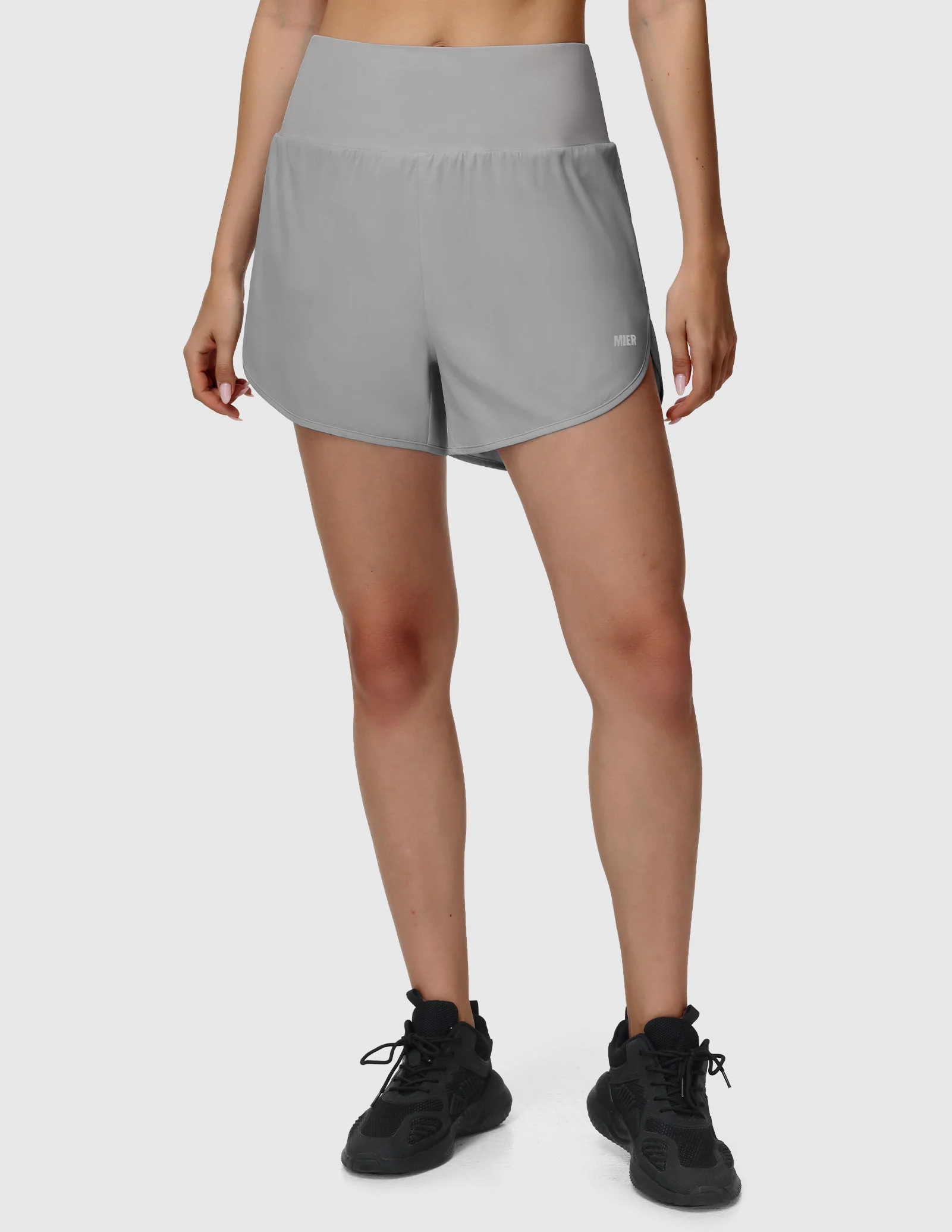Women’s PaceLite 2-in-1 Running Shorts with Back Zipper Pockets 3" - Image 13