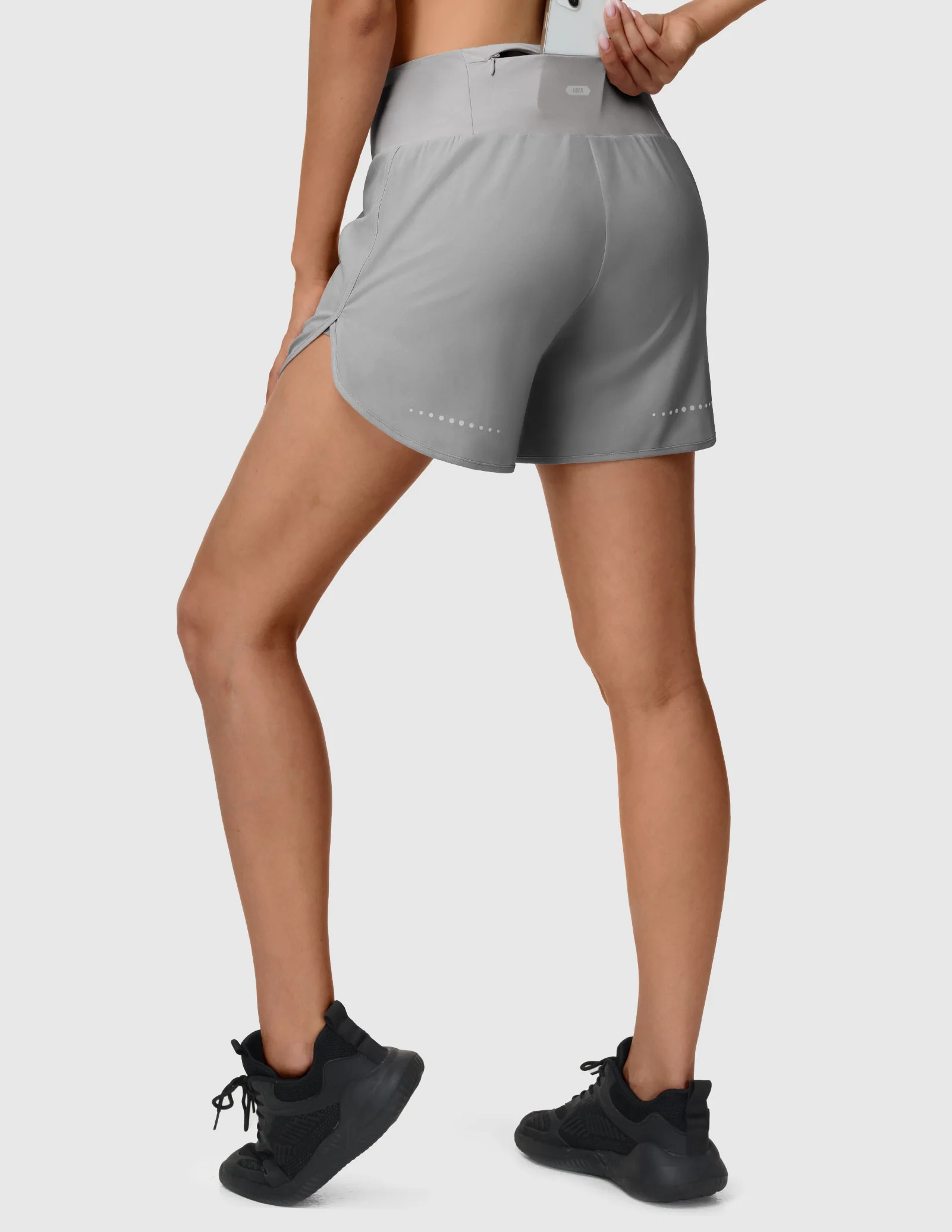 Women’s PaceLite 2-in-1 Running Shorts with Back Zipper Pockets 3" - Image 15