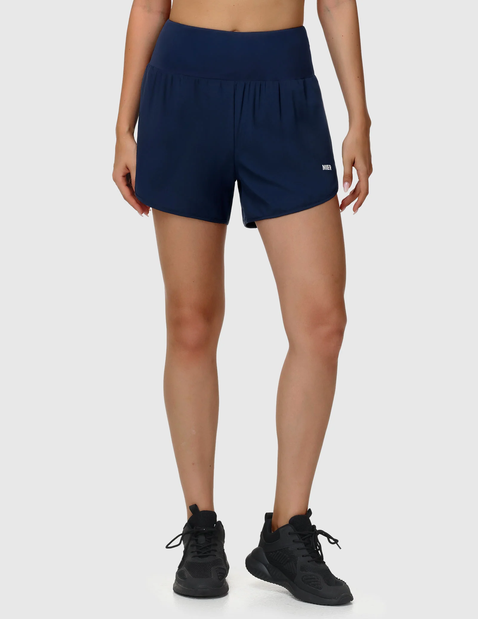 Women’s PaceLite 2-in-1 Running Shorts with Back Zipper Pockets 3" - Image 19
