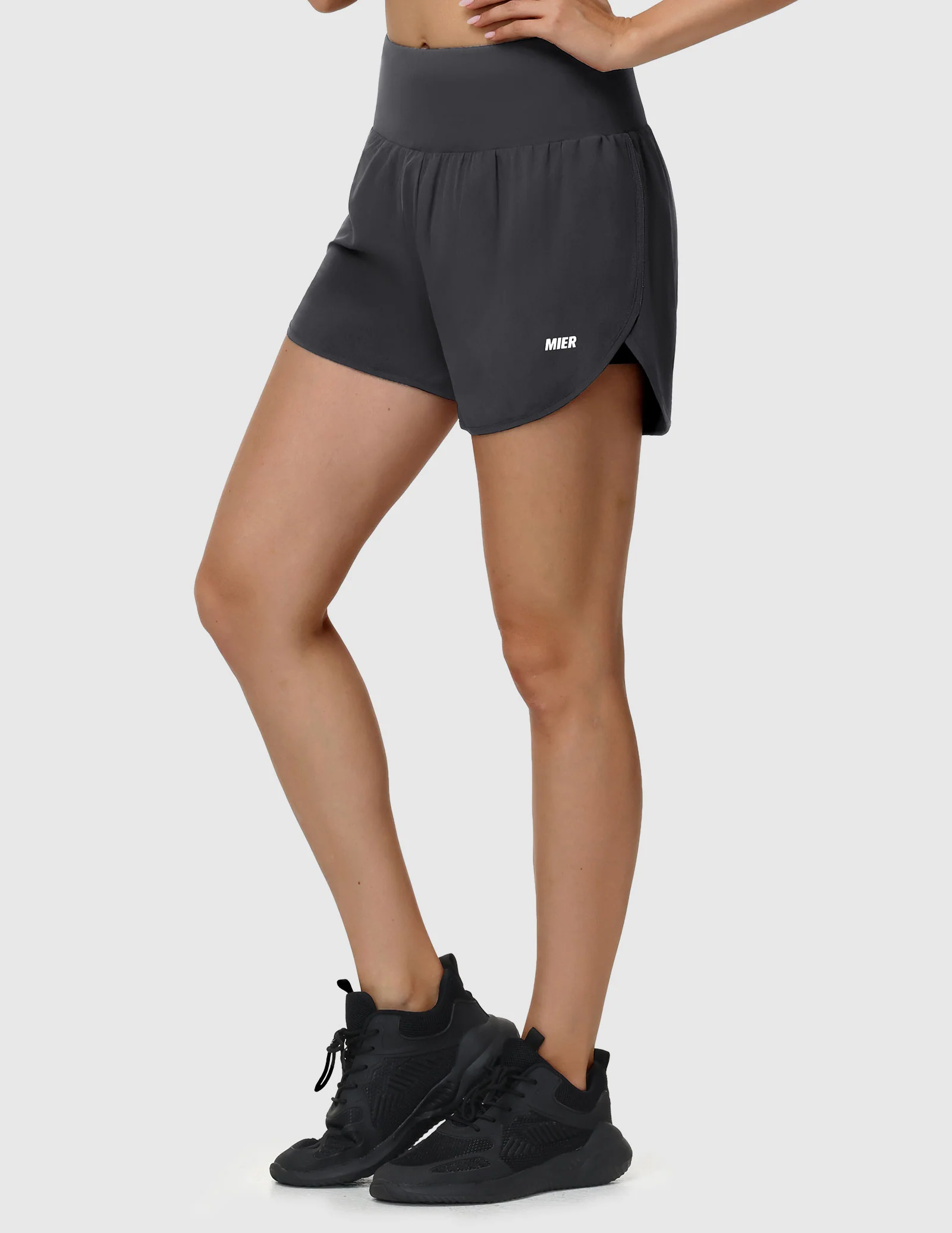 Women’s PaceLite 2-in-1 Running Shorts with Back Zipper Pockets 3" - Image 26
