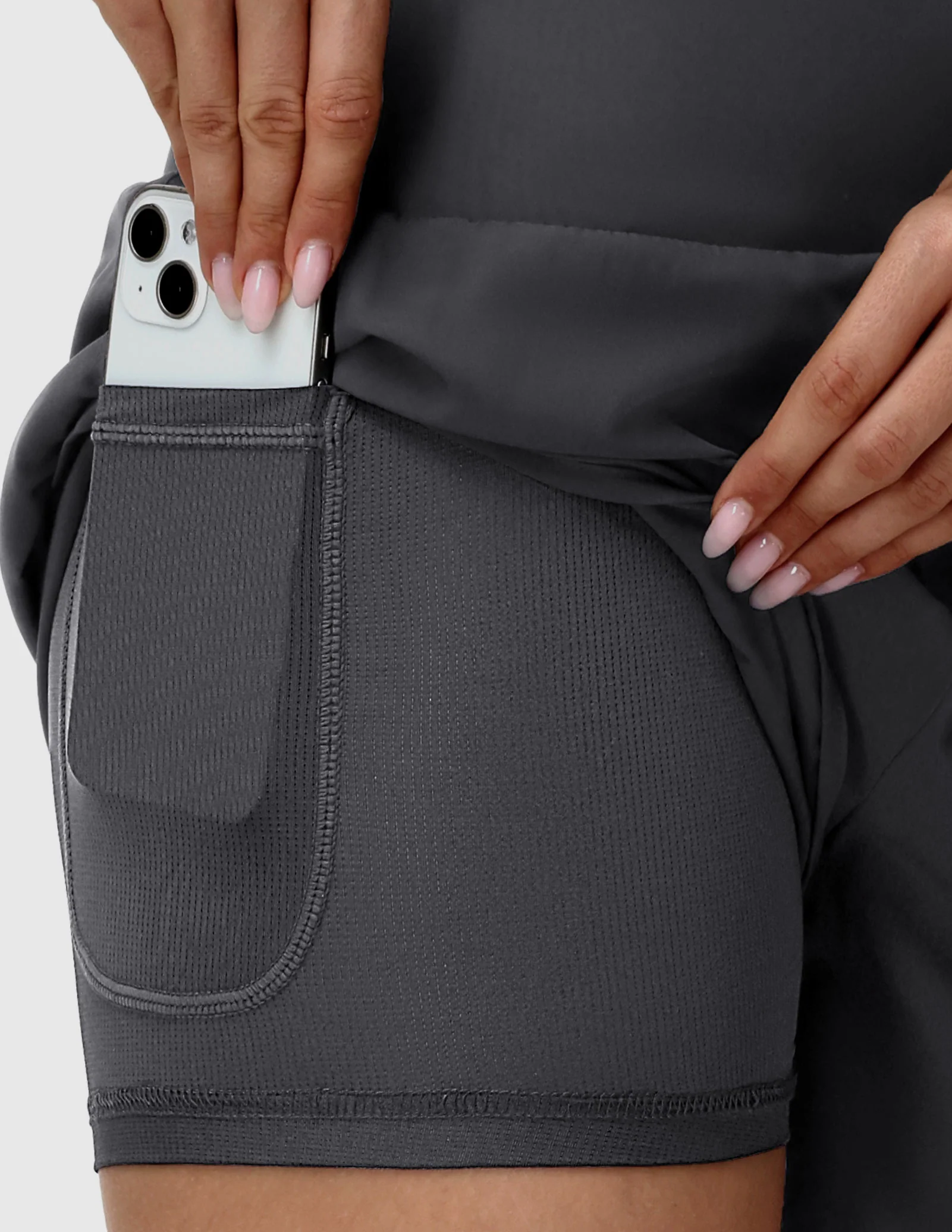 Women’s PaceLite 2-in-1 Running Shorts with Back Zipper Pockets 3" - Image 29