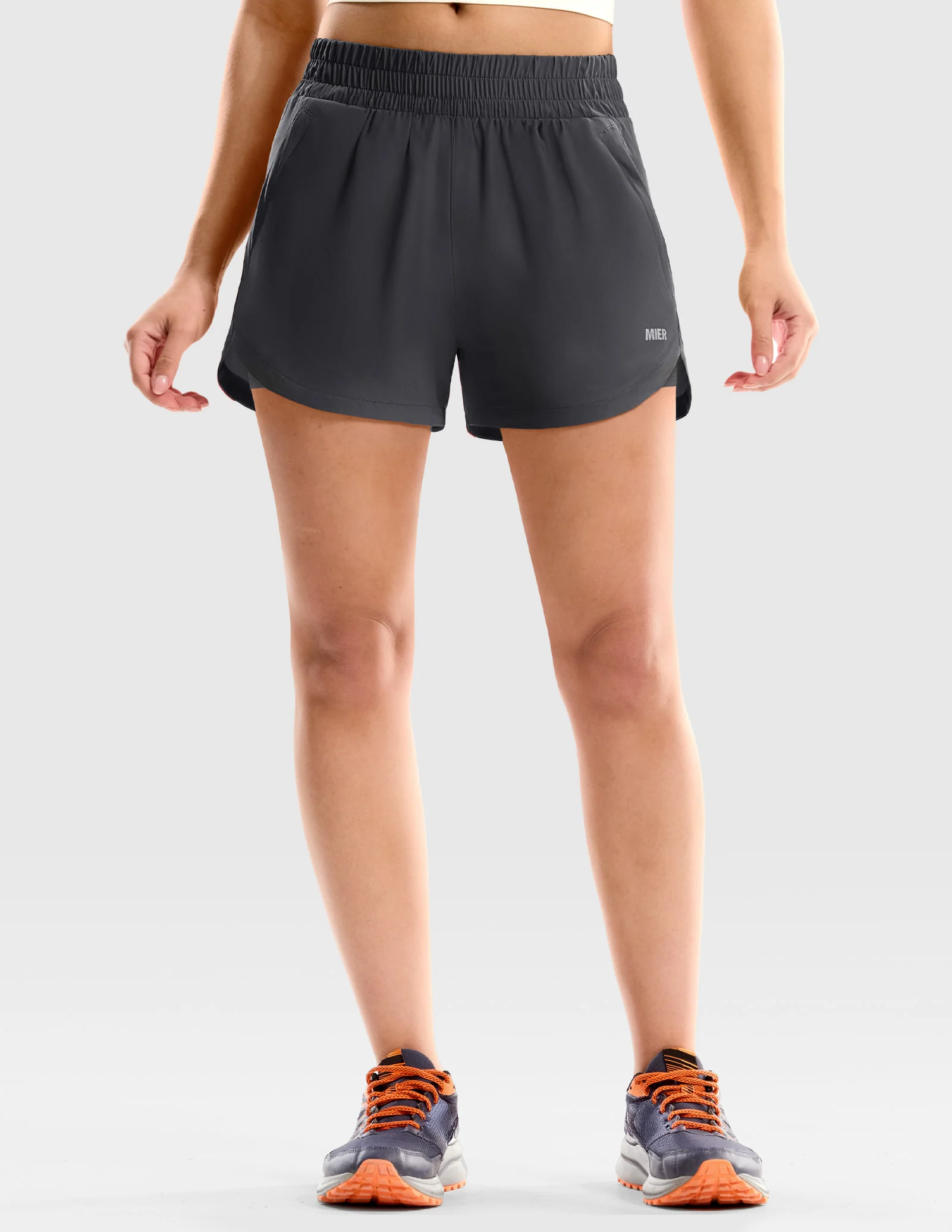 Women’s PaceLite 3” 2-in-1 Running Shorts with Zipper Pockets - Image 4
