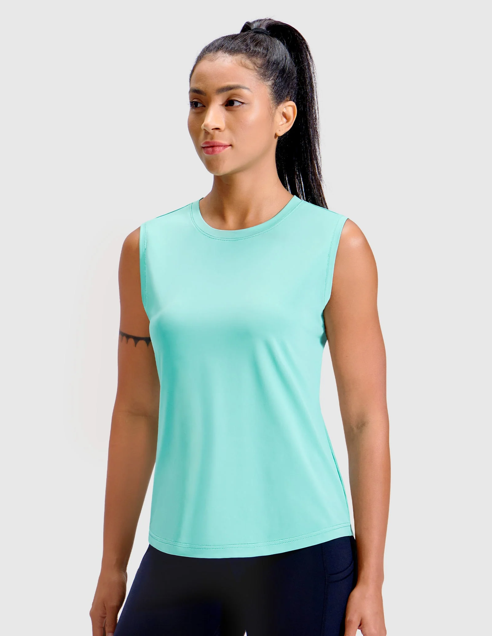 Women's BreezeRun Sleeveless Tee Shirt - Image 14