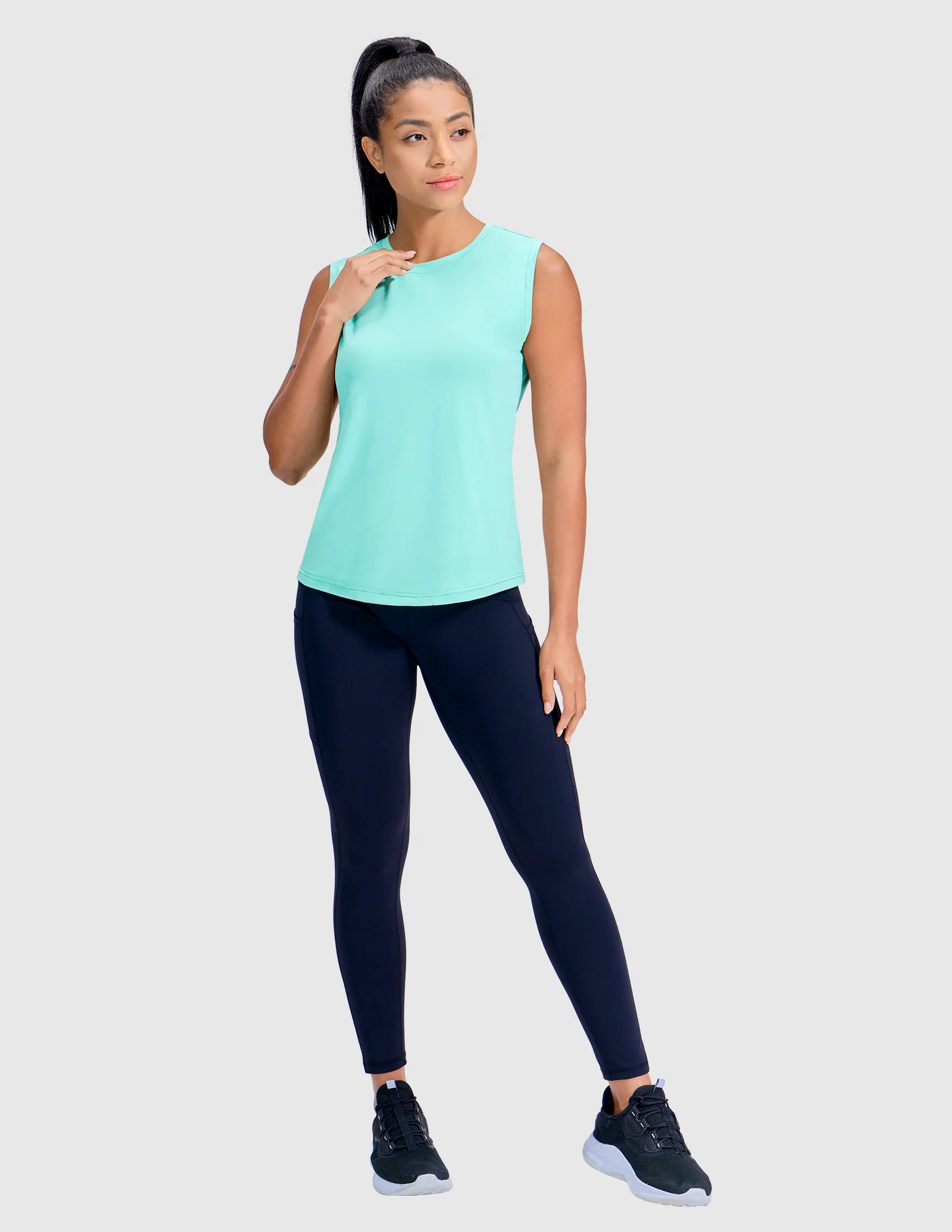 Women's BreezeRun Sleeveless Tee Shirt - Image 16