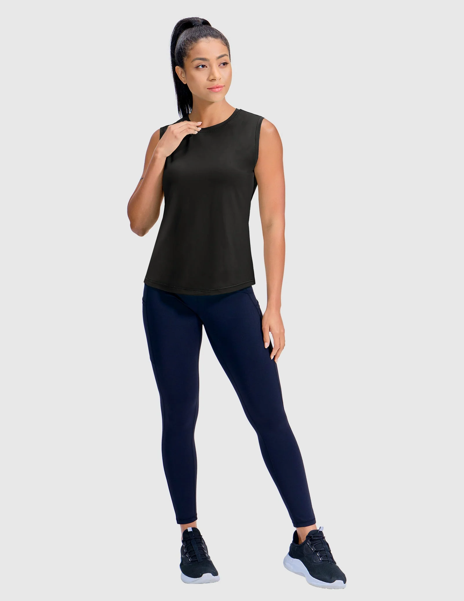 Women's BreezeRun Sleeveless Tee Shirt - Image 21