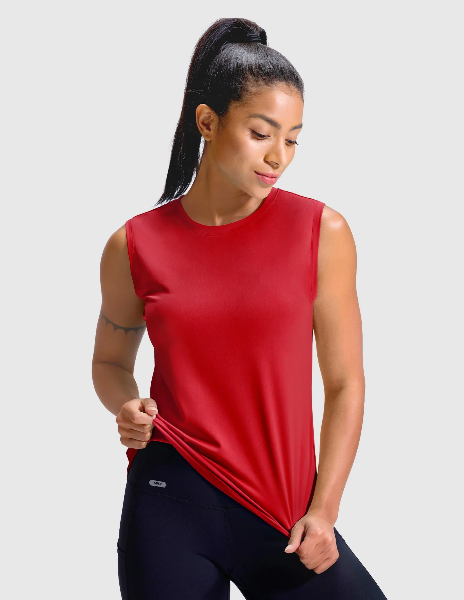Women's BreezeRun Sleeveless Tee Shirt - Image 30