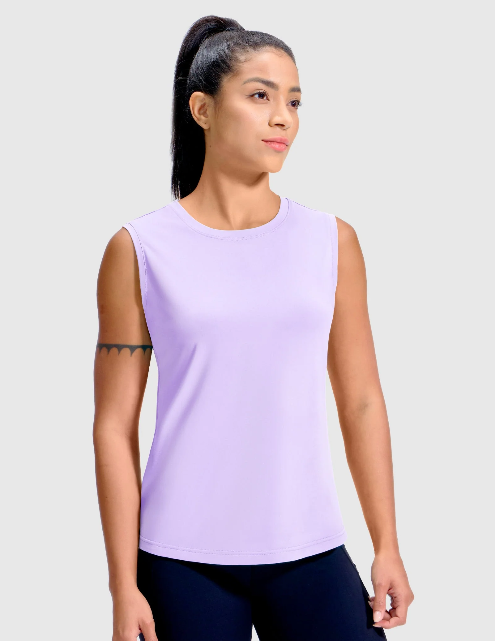 Women's BreezeRun Sleeveless Tee Shirt - Image 48