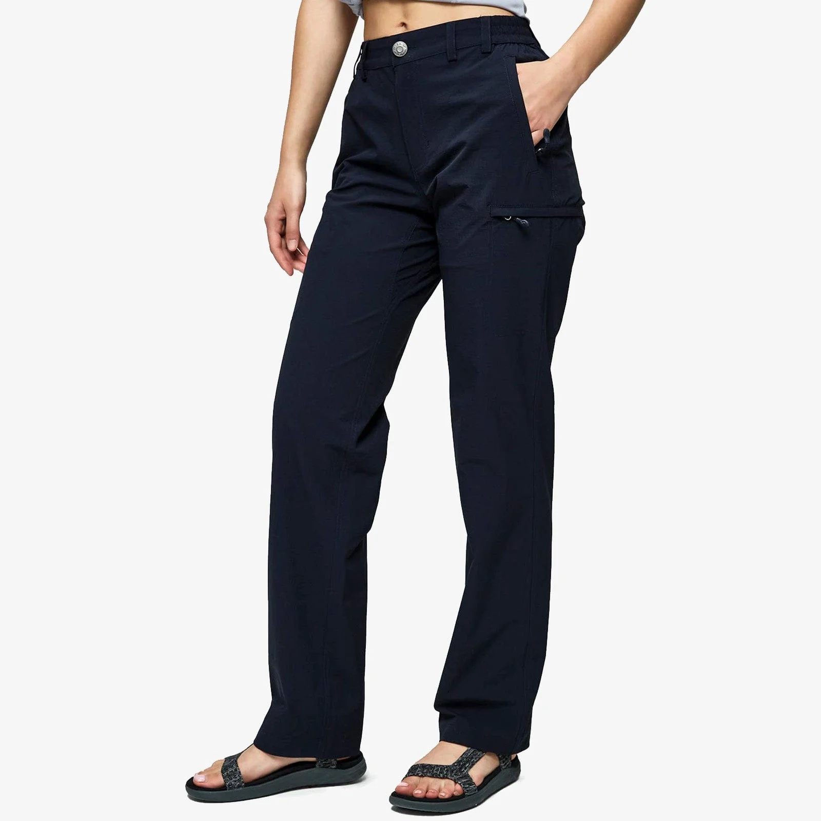 Women's Quick Dry Cargo Pants Lightweight Hiking Pants - Image 10