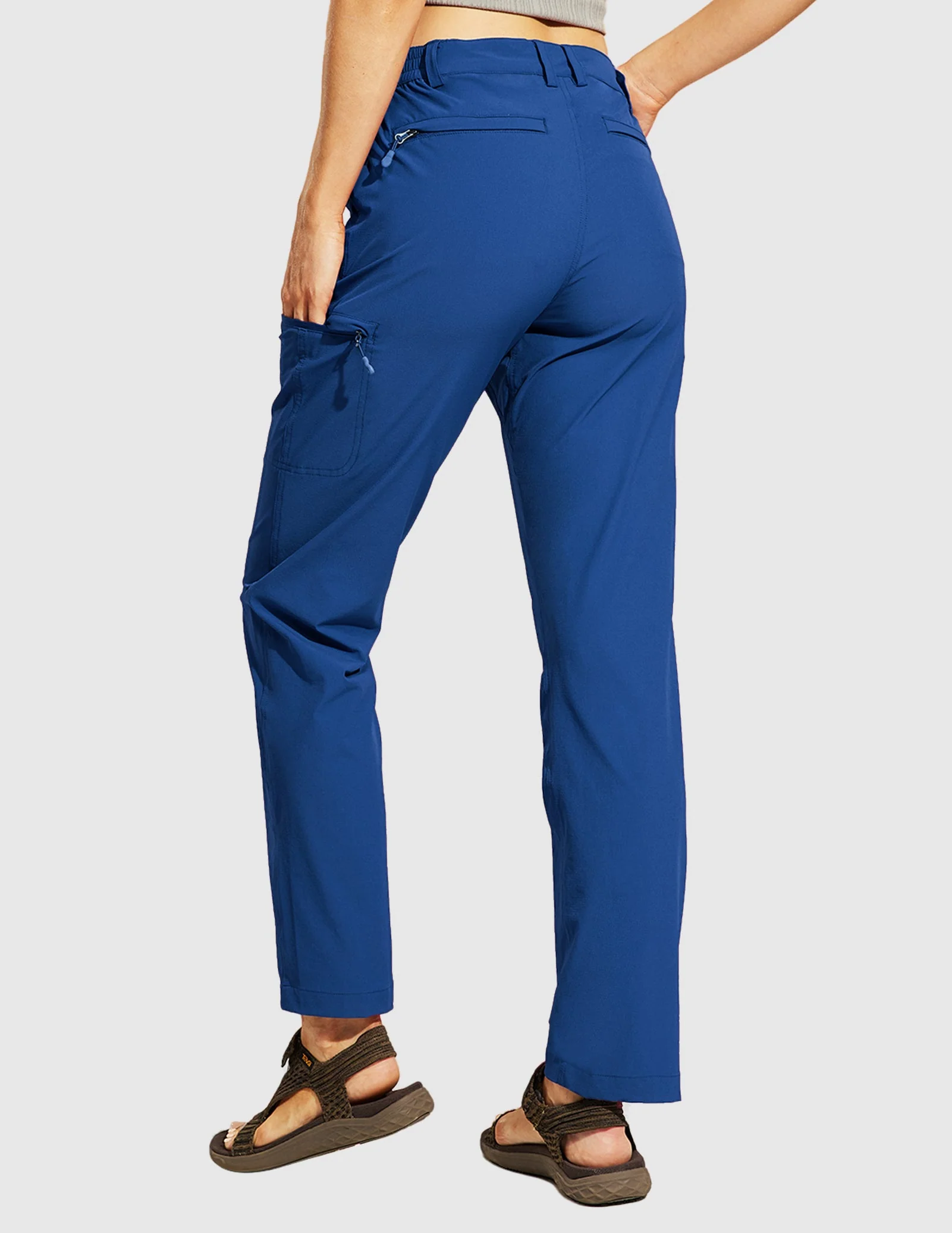 Women's Quick Dry Cargo Pants Lightweight Hiking Pants - Image 18