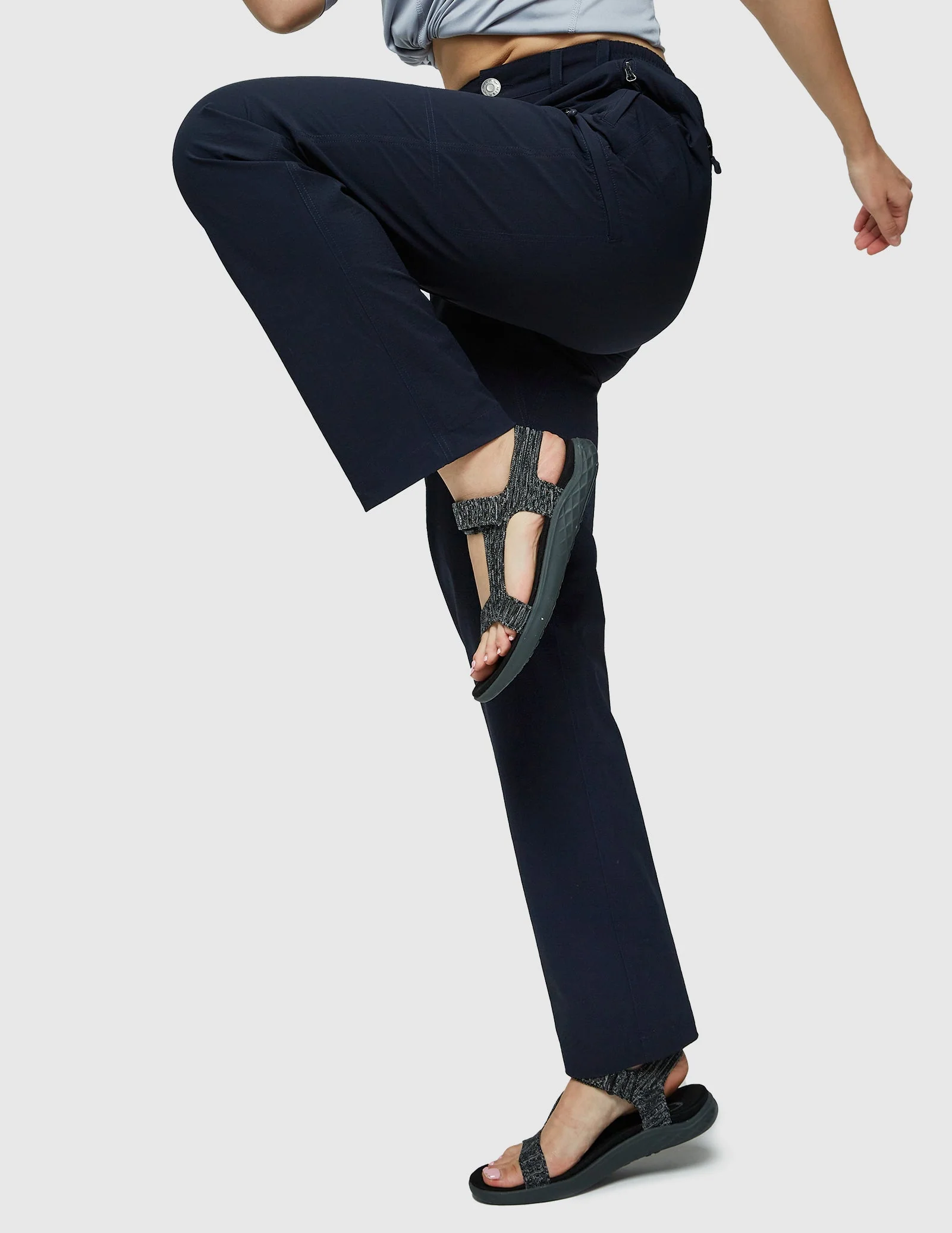 Women's Quick Dry Cargo Pants Lightweight Hiking Pants - Image 24