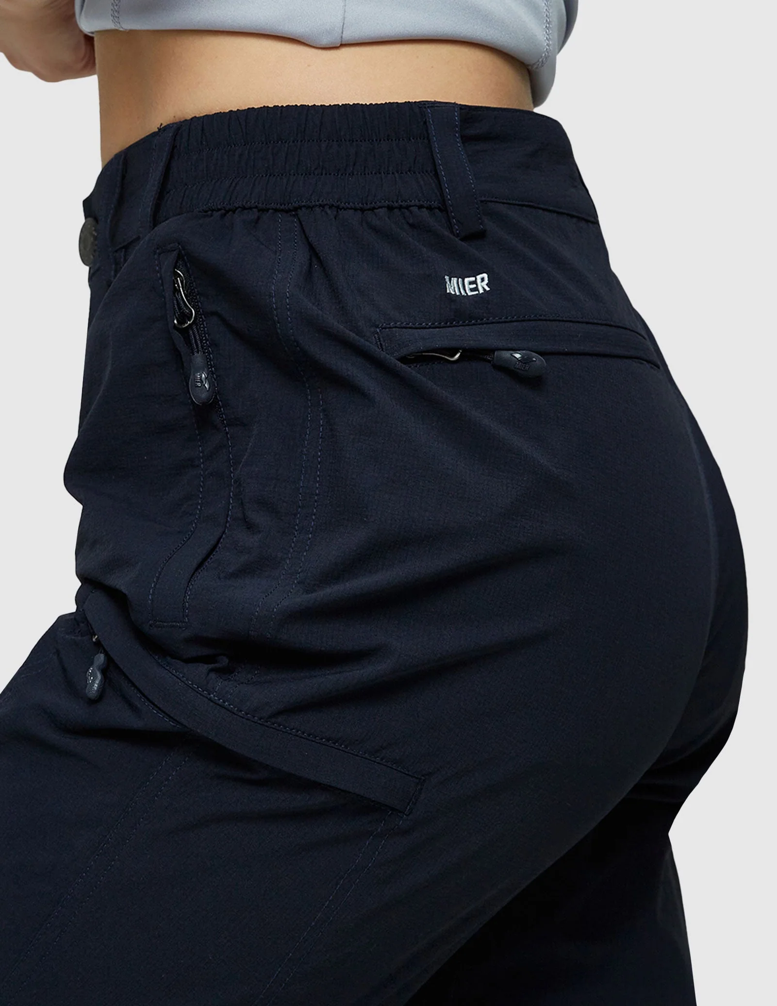 Women's Quick Dry Cargo Pants Lightweight Hiking Pants - Image 26