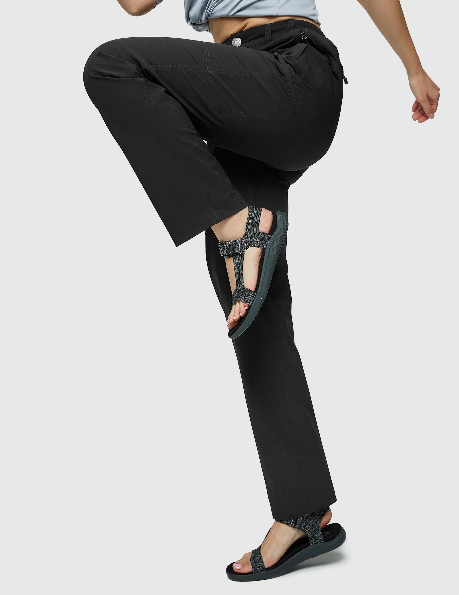 Women's Quick Dry Cargo Pants Lightweight Hiking Pants - Image 31