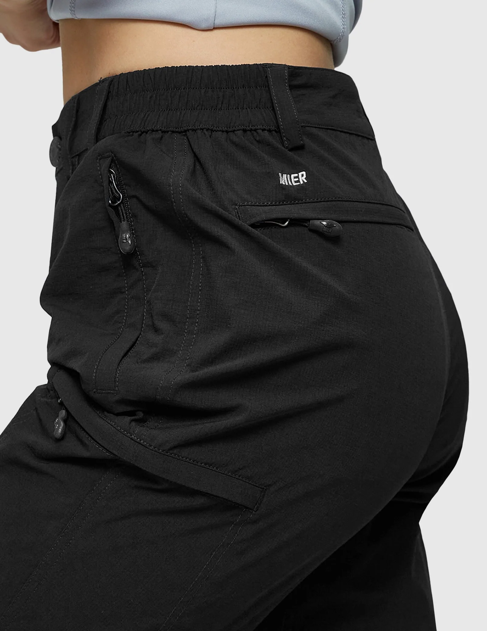 Women's Quick Dry Cargo Pants Lightweight Hiking Pants - Image 33