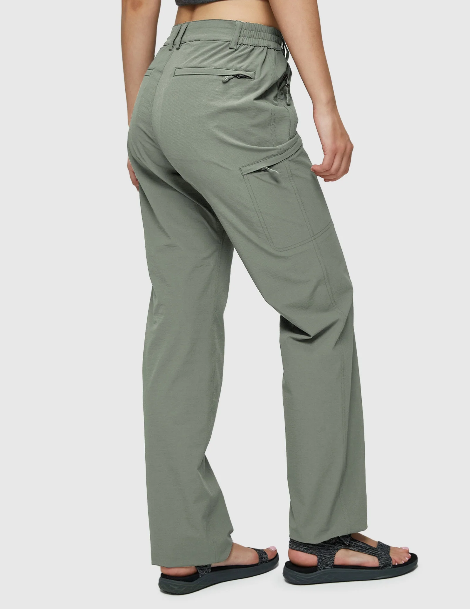 Women's Quick Dry Cargo Pants Lightweight Hiking Pants - Image 35