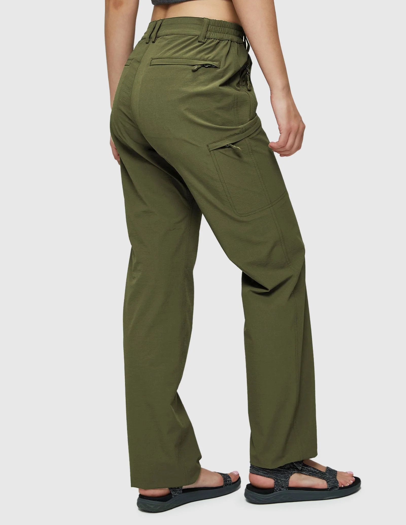 Women's Quick Dry Cargo Pants Lightweight Hiking Pants - Image 52