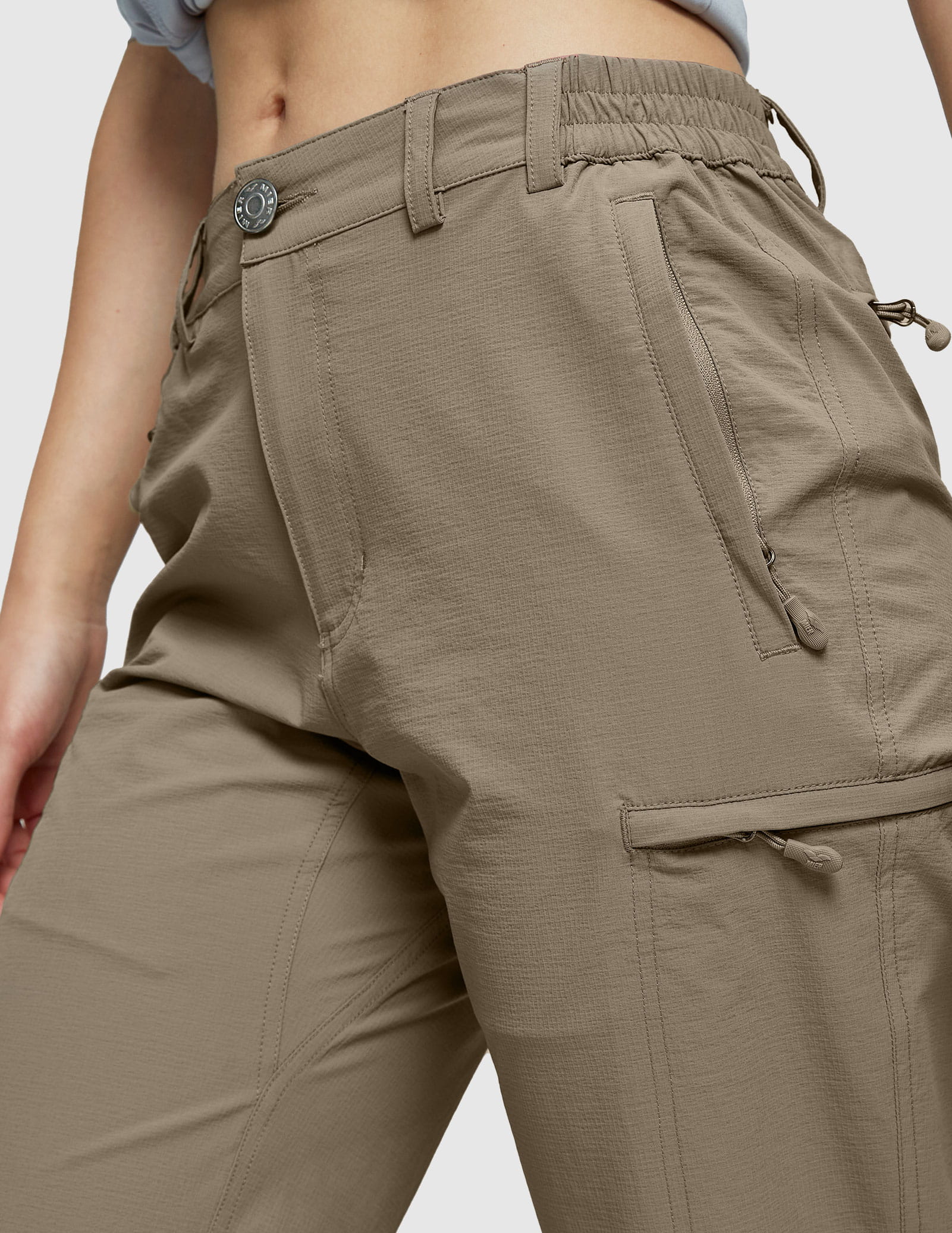 Women's Quick Dry Cargo Pants Lightweight Hiking Pants - Image 56