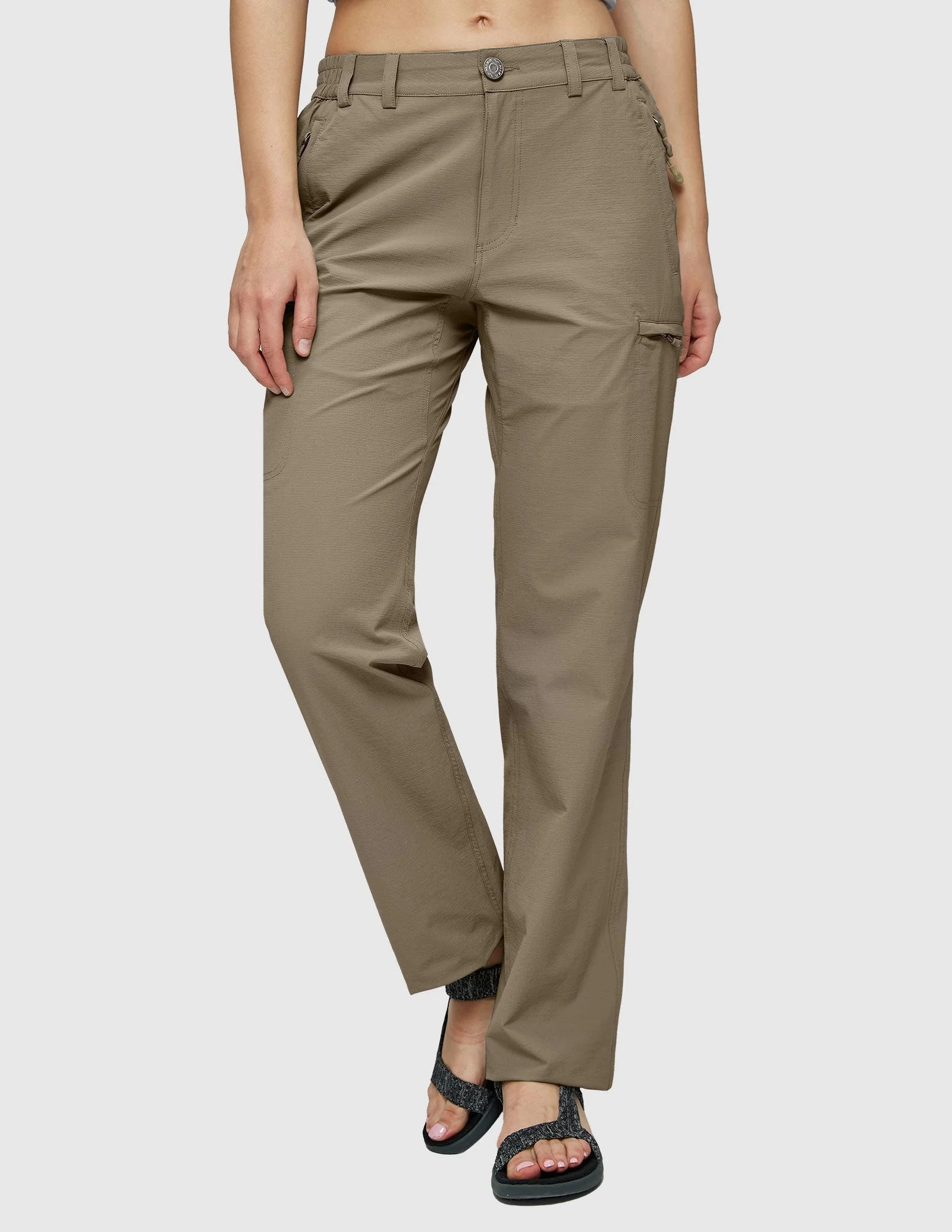 Women's Quick Dry Cargo Pants Lightweight Hiking Pants - Image 58
