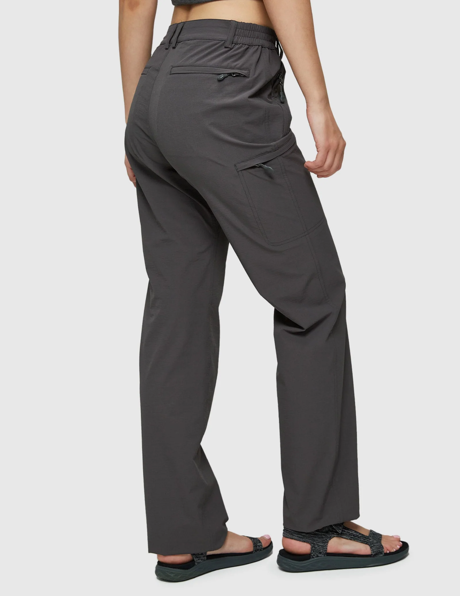Women's Quick Dry Cargo Pants Lightweight Hiking Pants - Image 63