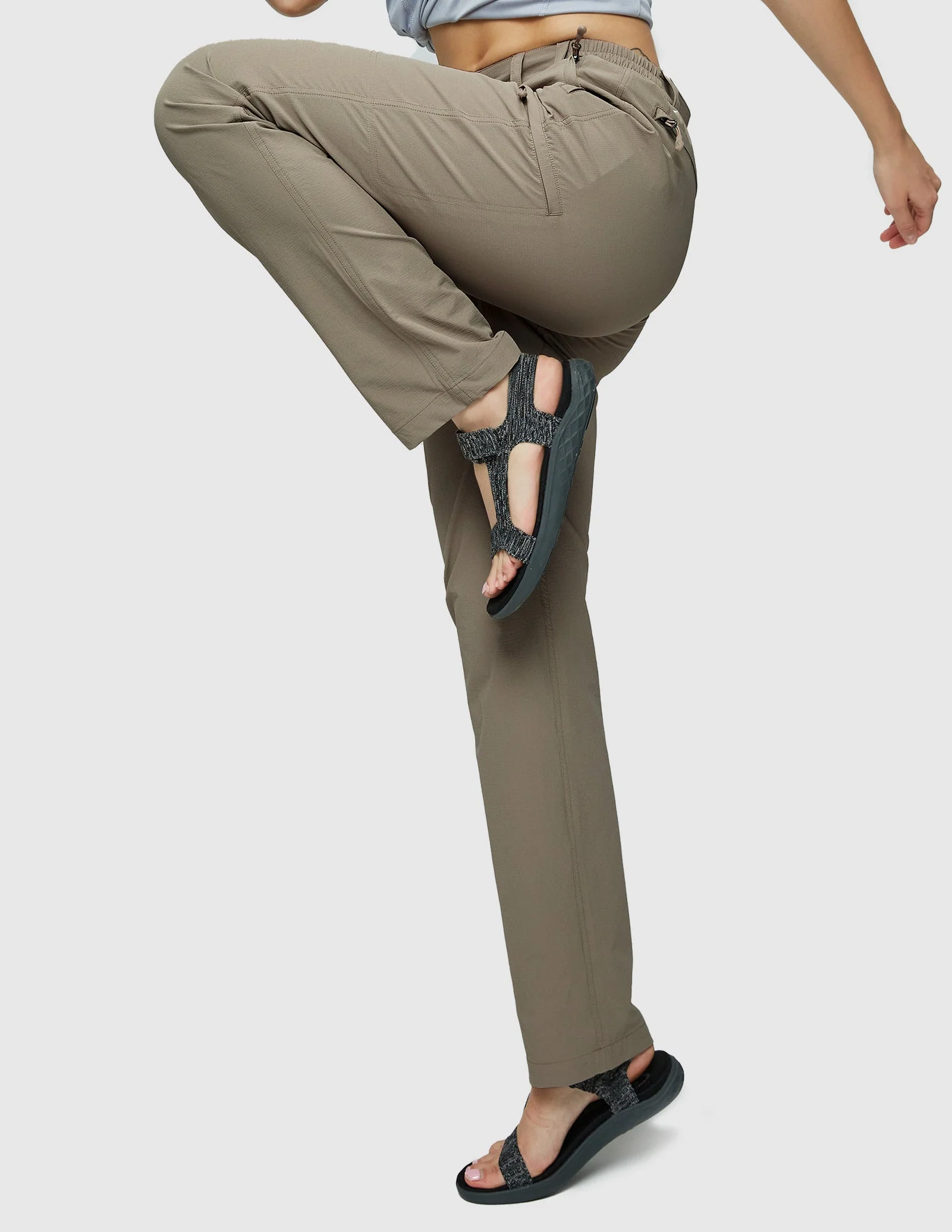 Women's Quick Dry Cargo Pants Lightweight Hiking Pants - Image 64