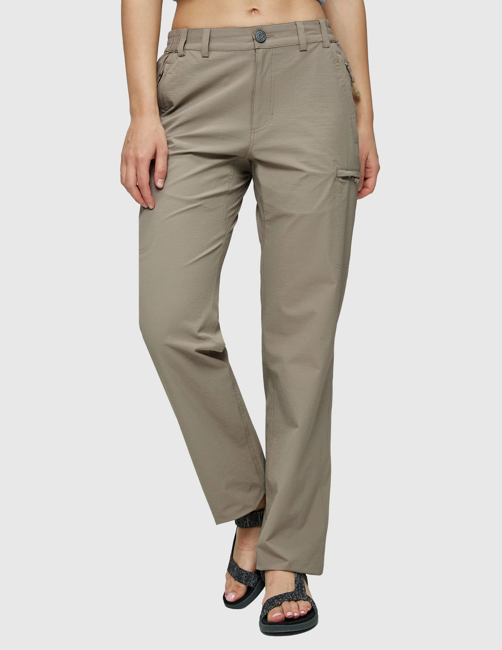 Women's Quick Dry Cargo Pants Lightweight Hiking Pants - Image 68
