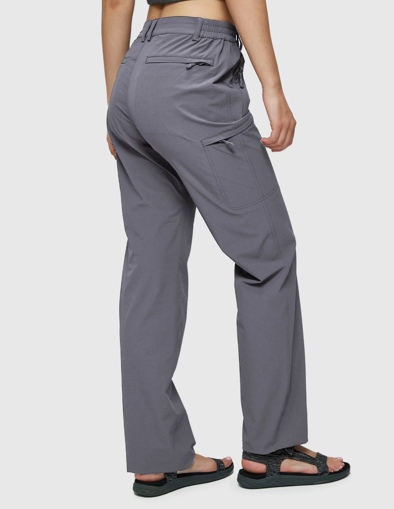 Women's Quick Dry Cargo Pants Lightweight Hiking Pants - Image 70