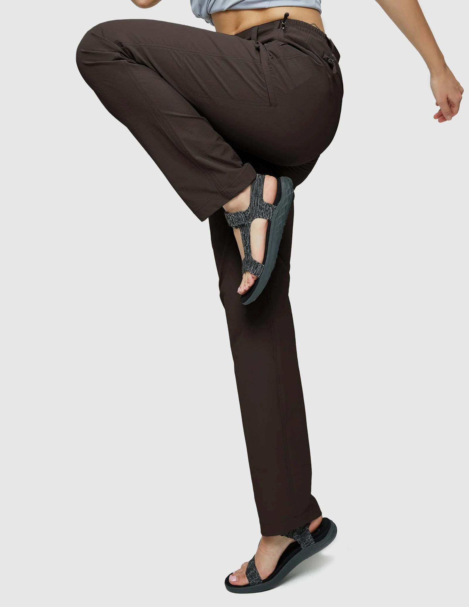 Women's Quick Dry Cargo Pants Lightweight Hiking Pants - Image 77