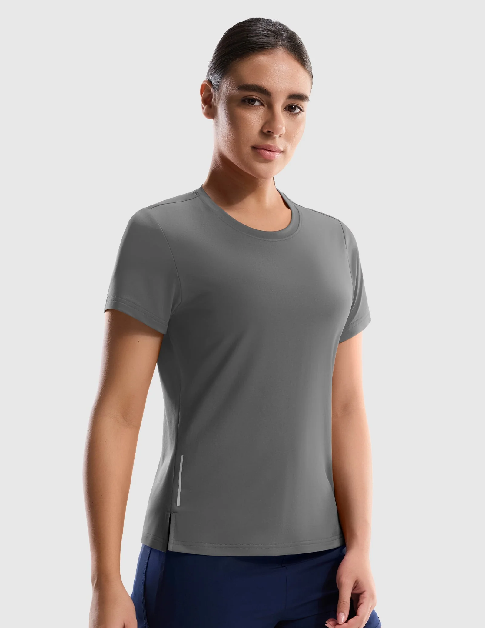 Women’s COOLMAX Running Shirt, Breathable Quick-Dry Athletic Tee - Image 14