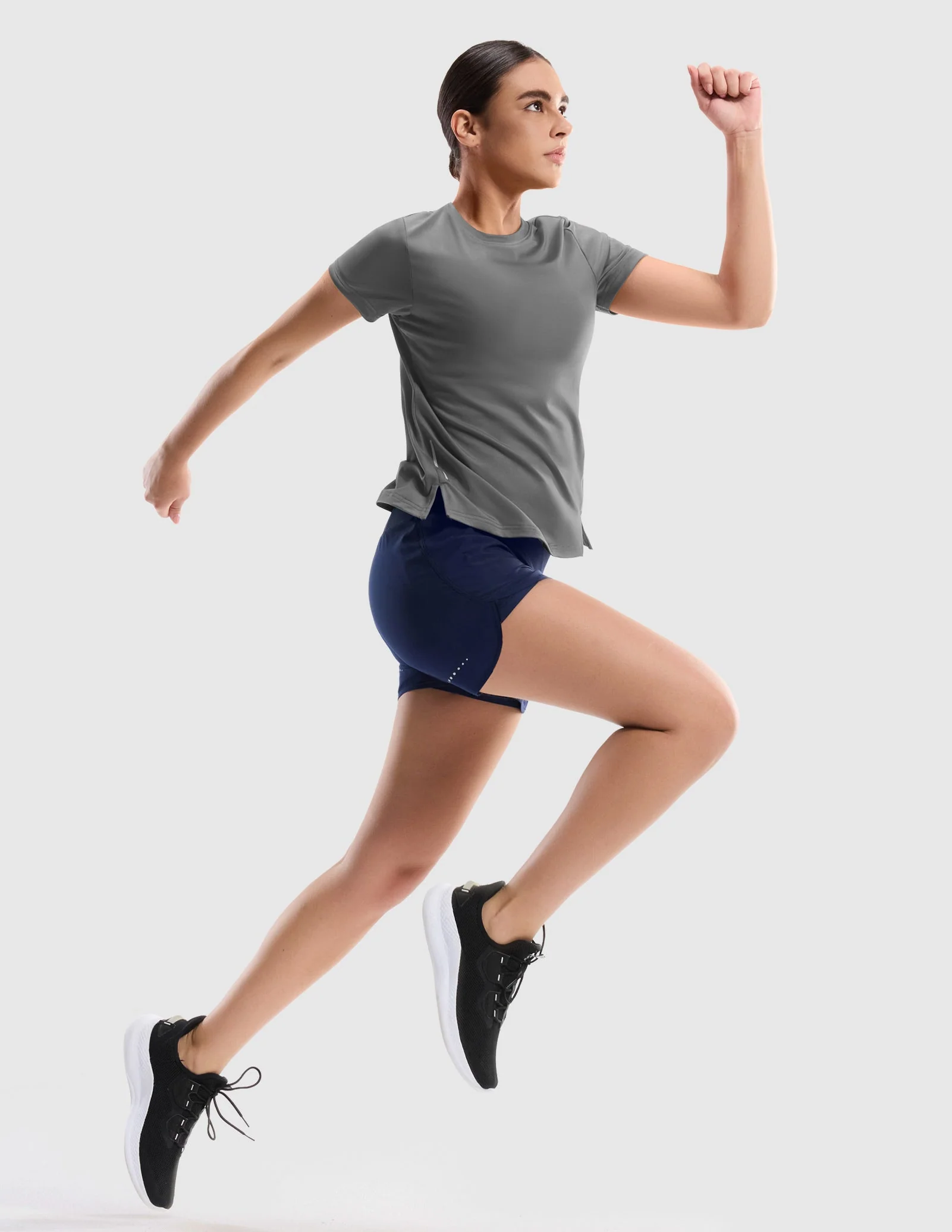 Women’s COOLMAX Running Shirt, Breathable Quick-Dry Athletic Tee - Image 16