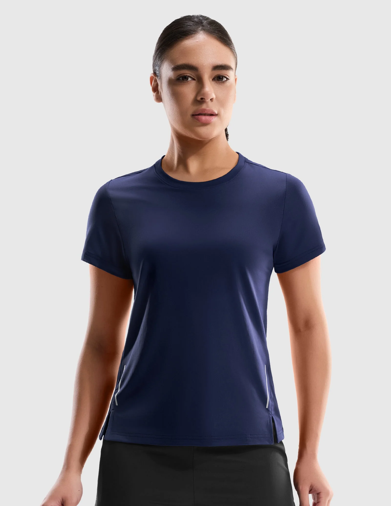 Women’s COOLMAX Running Shirt, Breathable Quick-Dry Athletic Tee - Image 25