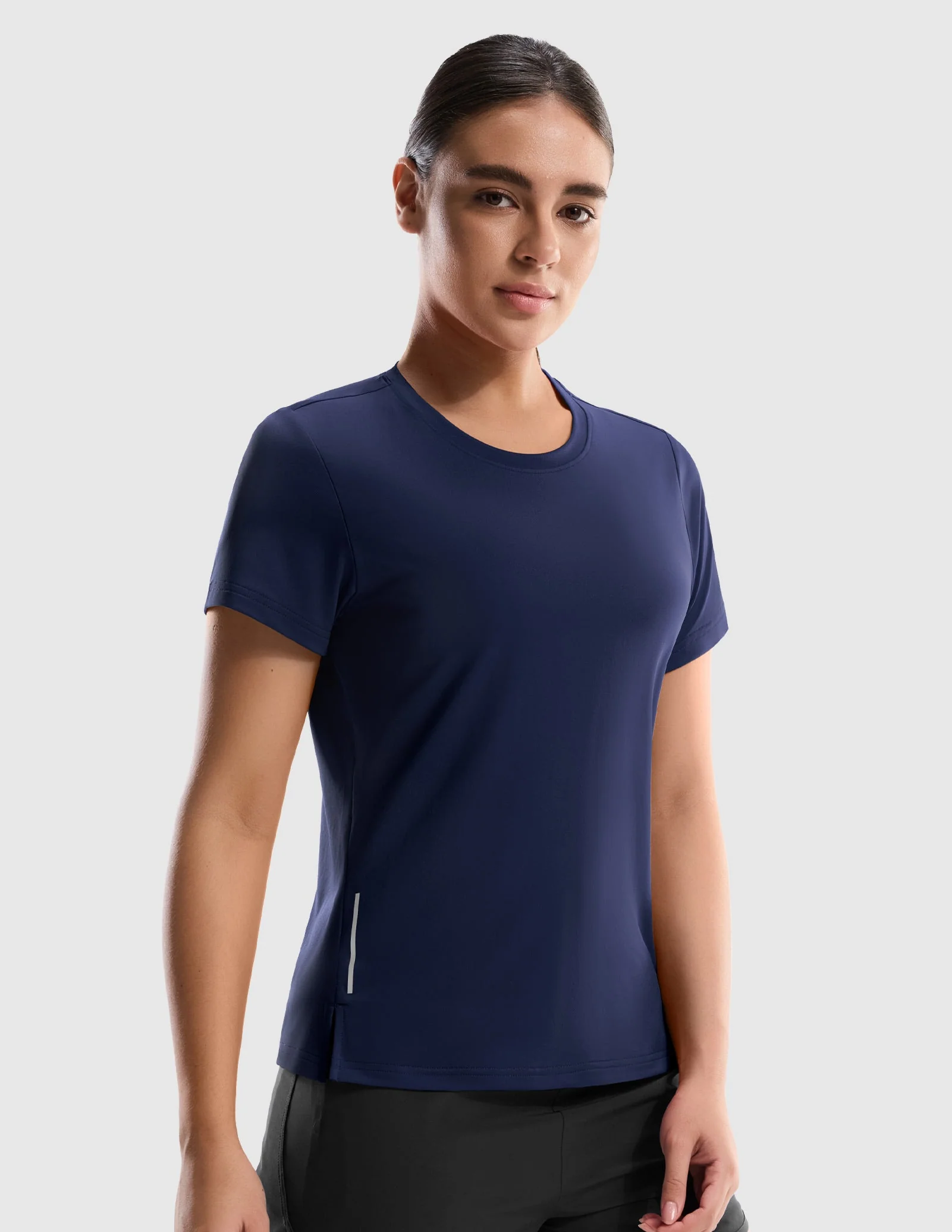 Women’s COOLMAX Running Shirt, Breathable Quick-Dry Athletic Tee - Image 26