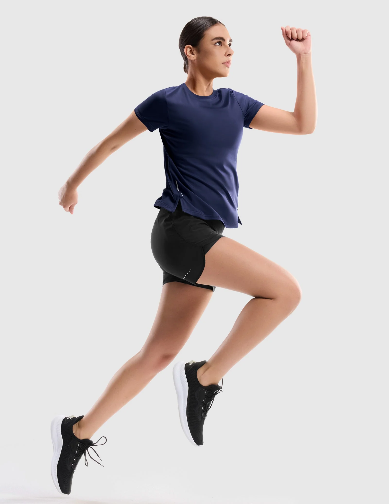 Women’s COOLMAX Running Shirt, Breathable Quick-Dry Athletic Tee - Image 28